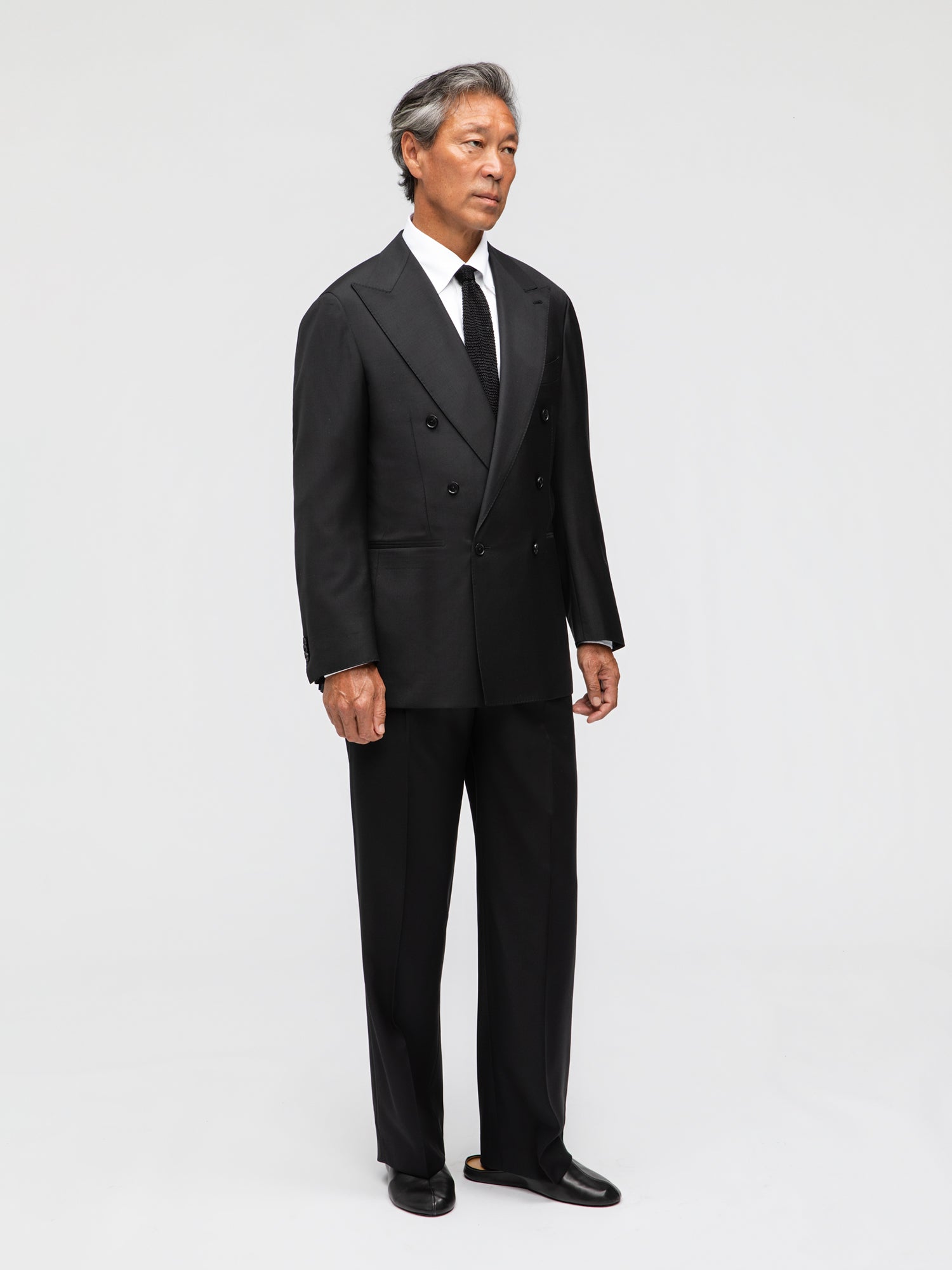 Black Wool Suit - Grand Le Mar