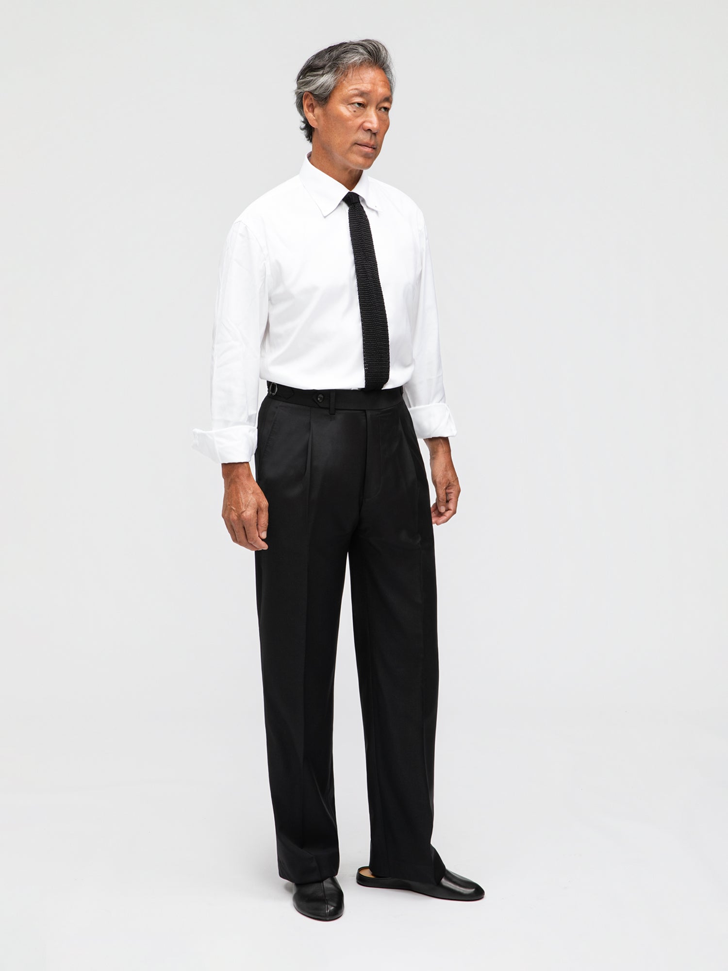 Black Wool Suit - Grand Le Mar
