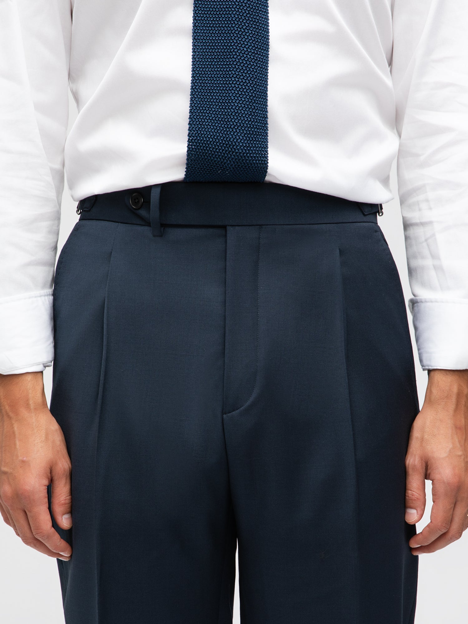 Navy Wool Suit (DB) - Grand Le Mar