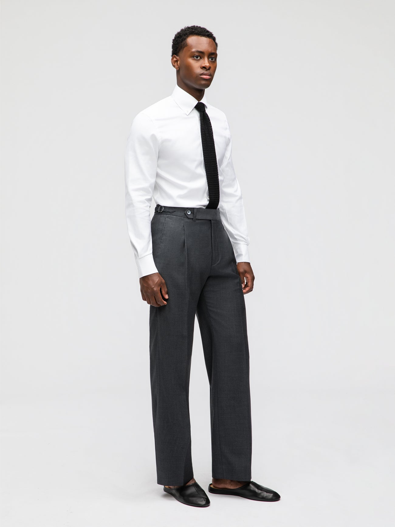 Dark Grey Wool Suit (DB) - Grand Le Mar