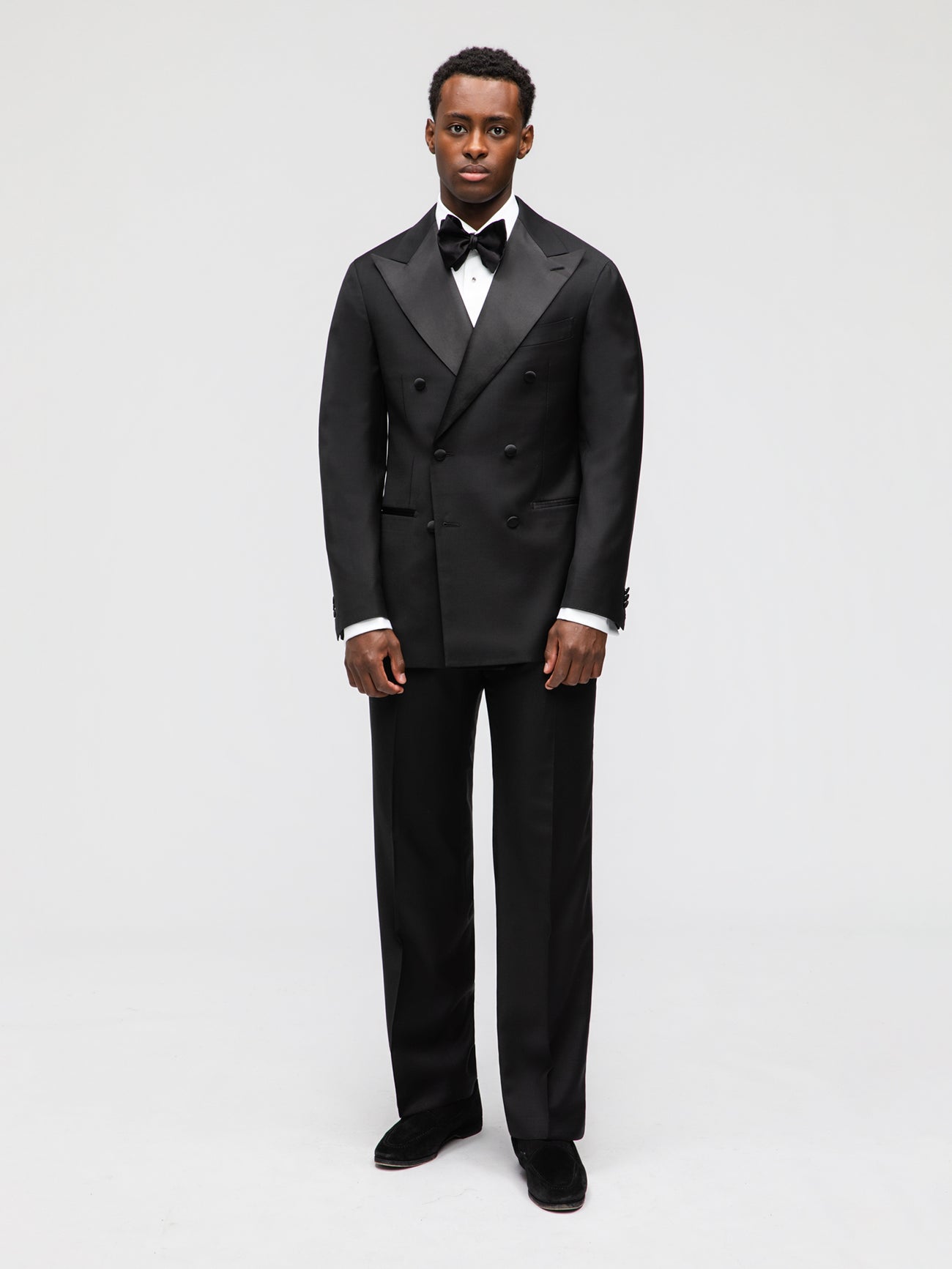 Black Wool Tuxedo (DB) - Grand Le Mar