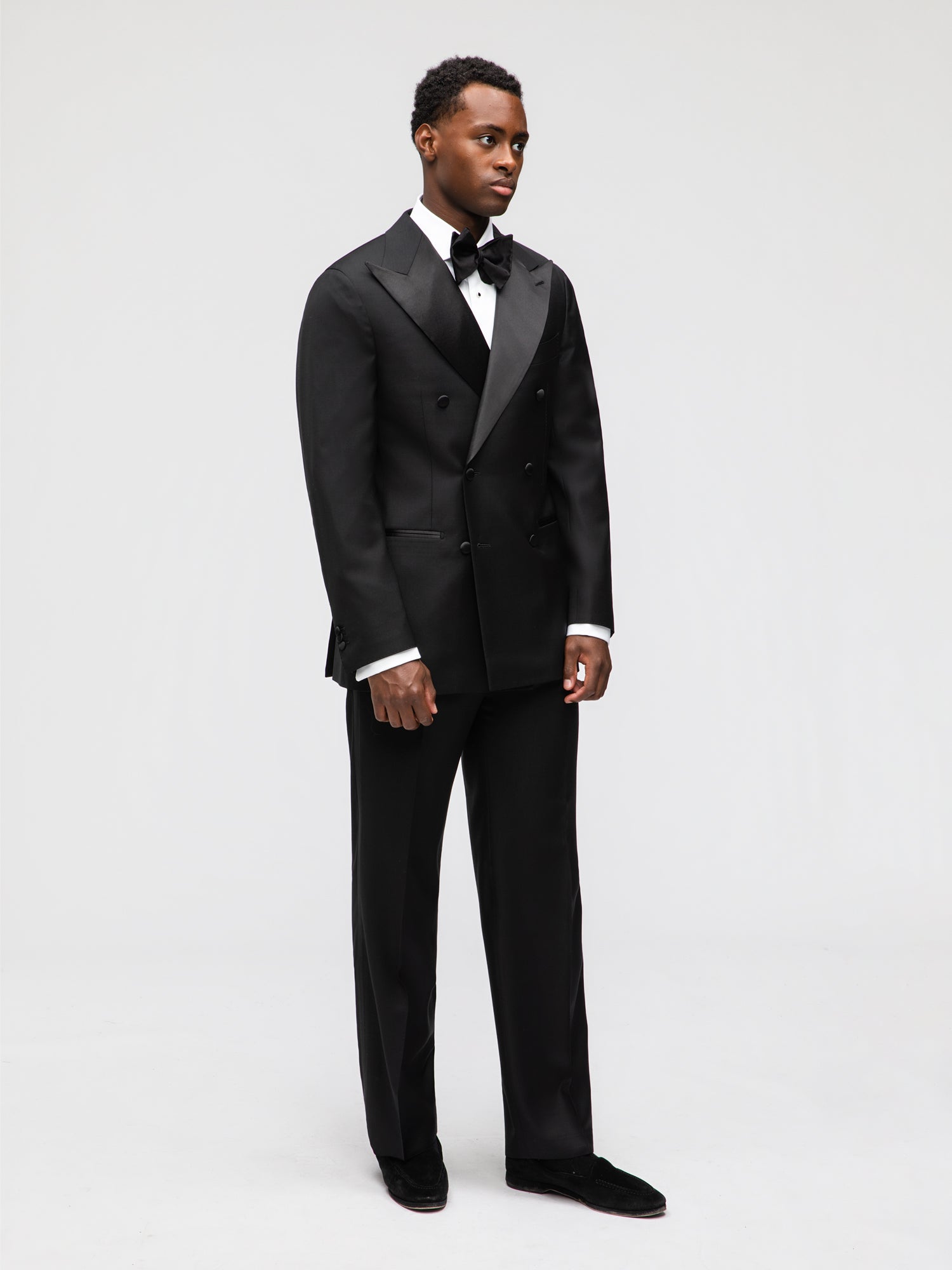 Black Wool Tuxedo (DB) - Grand Le Mar