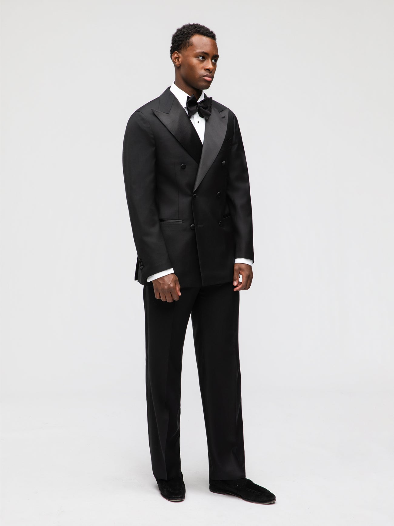 Black Wool Tuxedo (DB) - Grand Le Mar