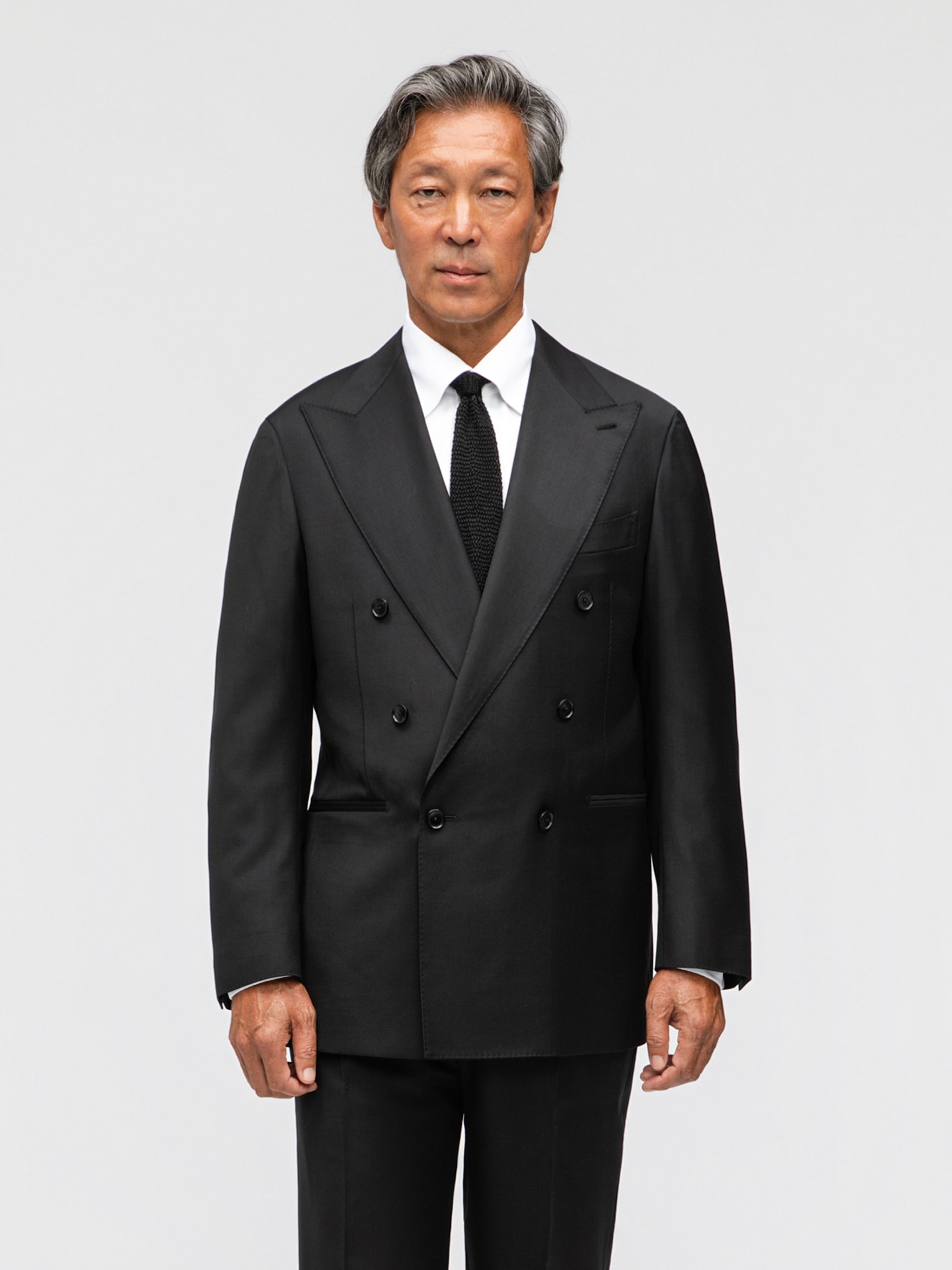 Black Wool Suit - Grand Le Mar