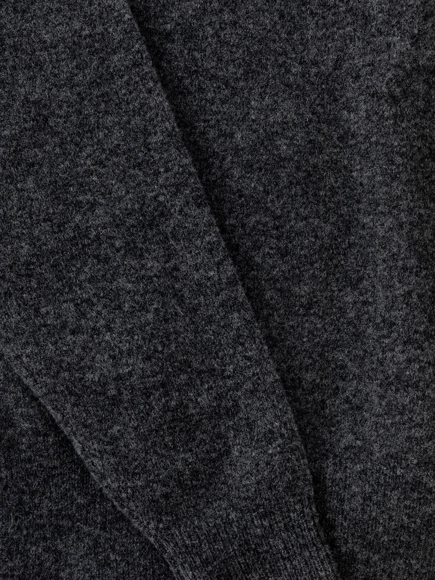 Charcoal Mohair Crewneck - Grand Le Mar