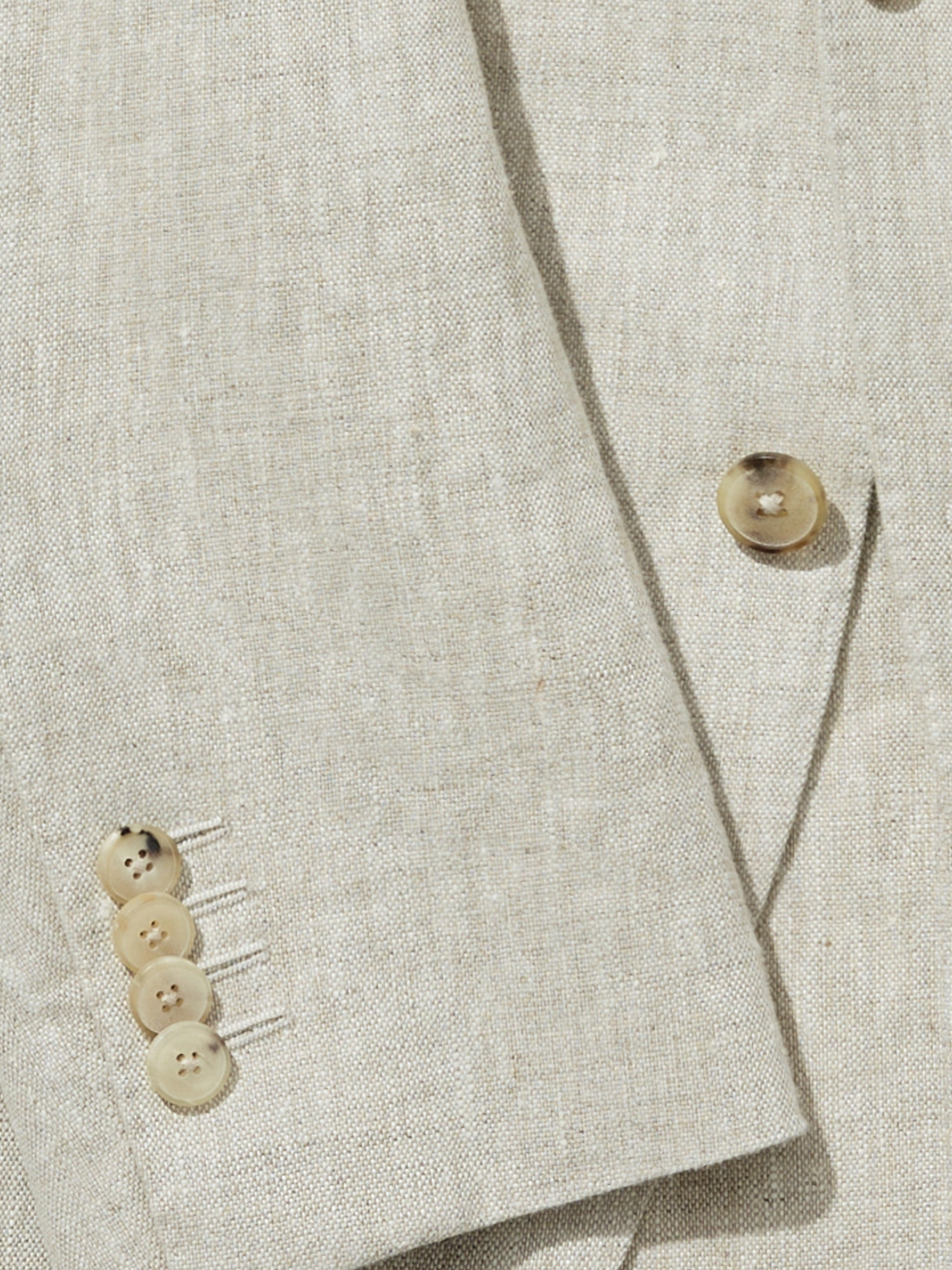 Beige Linen Suit (SB) - Grand Le Mar