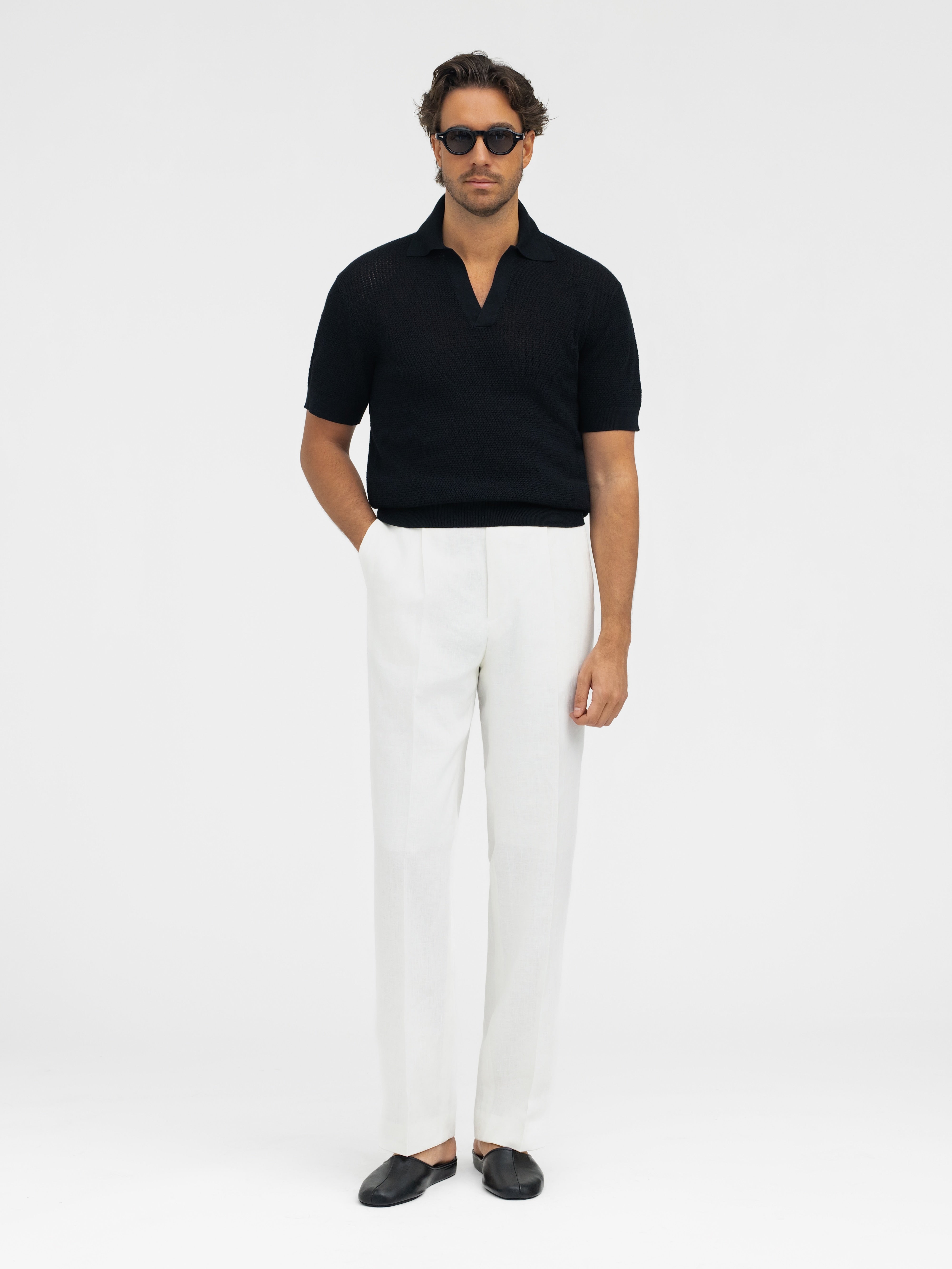 Black Knit Jersey - Grand Le Mar