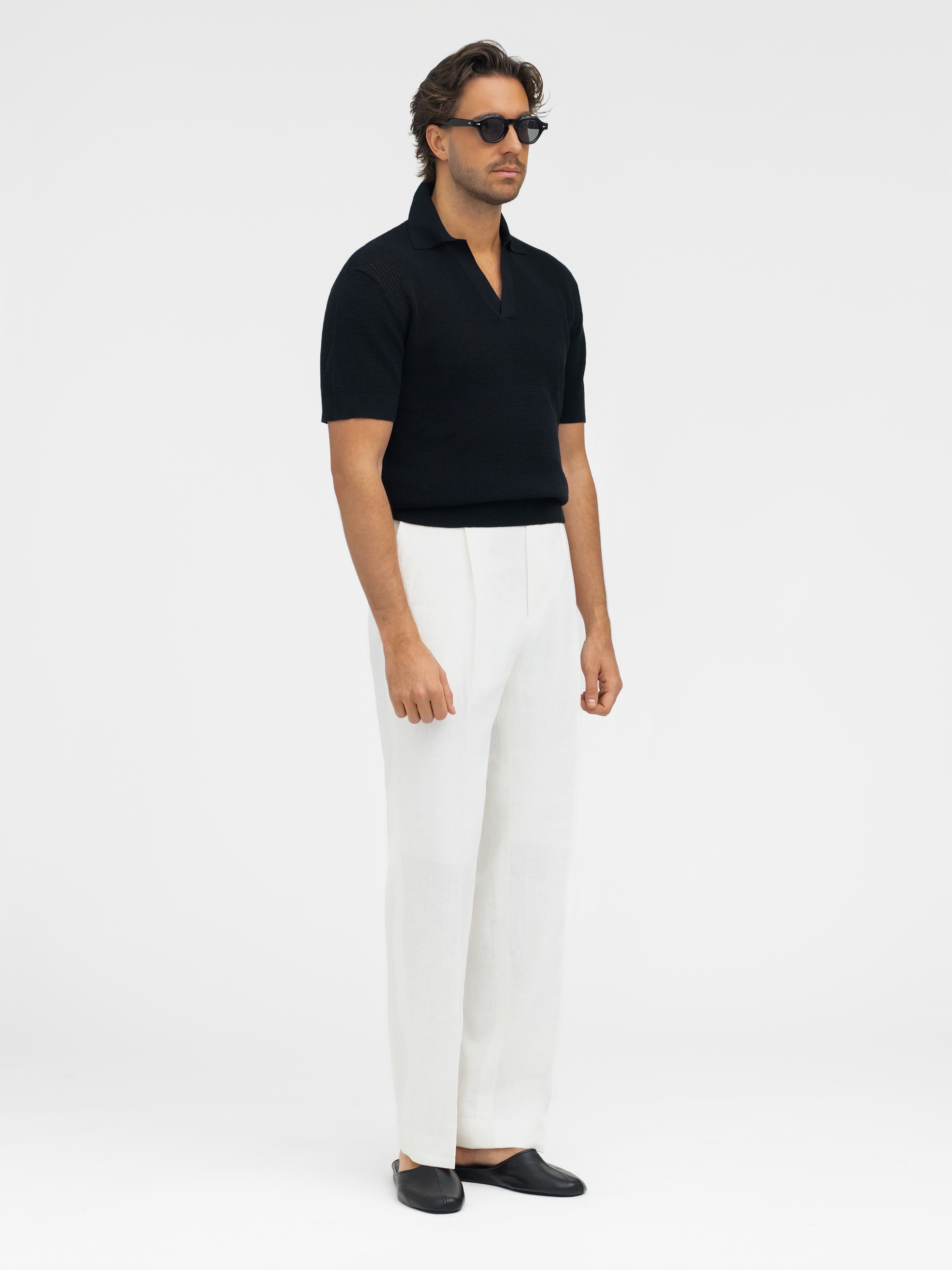 Black Knit Jersey - Grand Le Mar