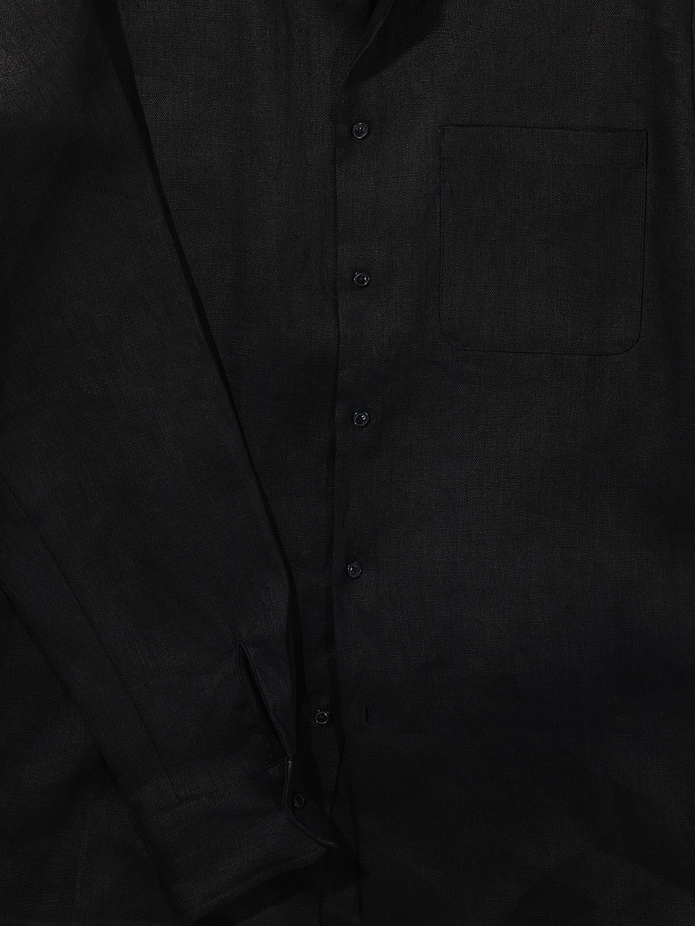 Black Linen Shirt - Grand Le Mar