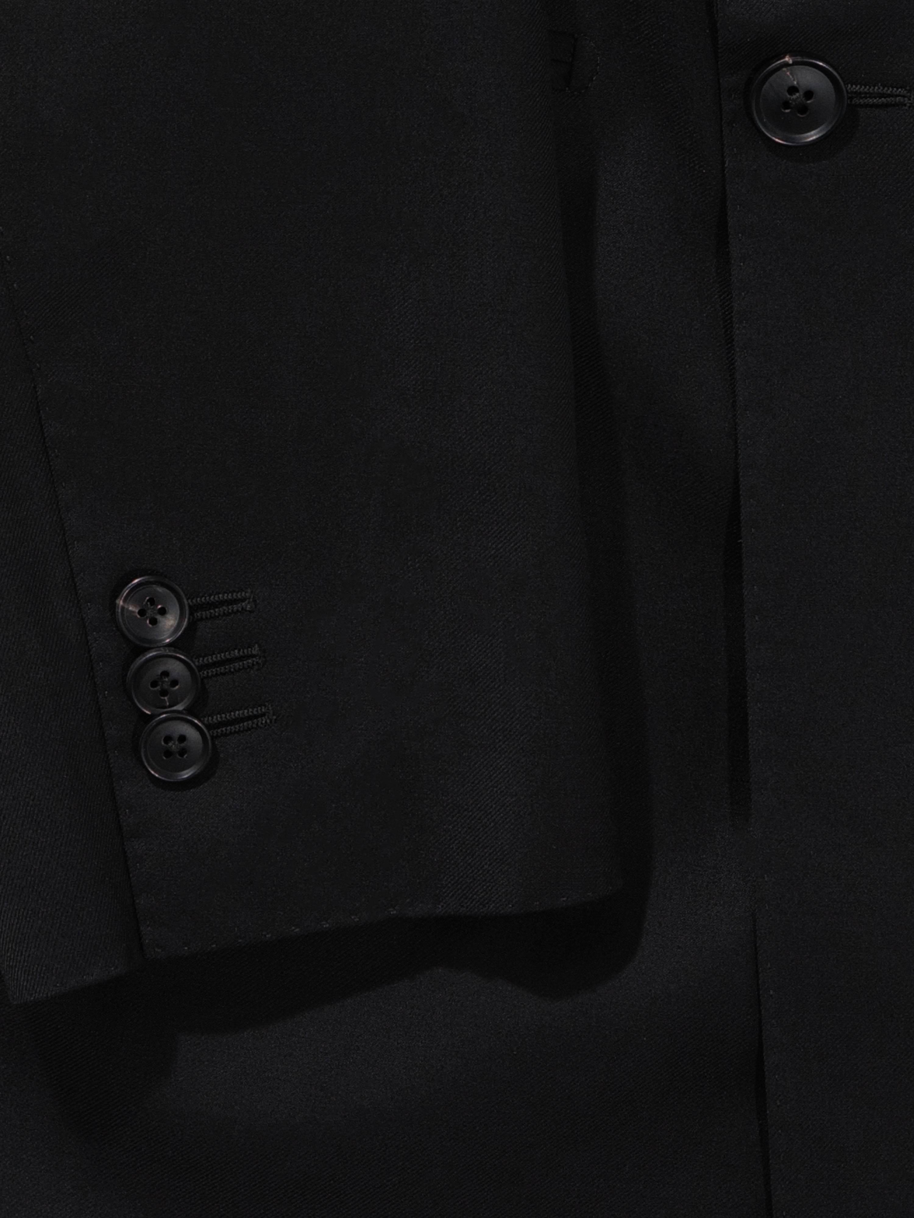 Black Wool Jacket - Grand Le Mar