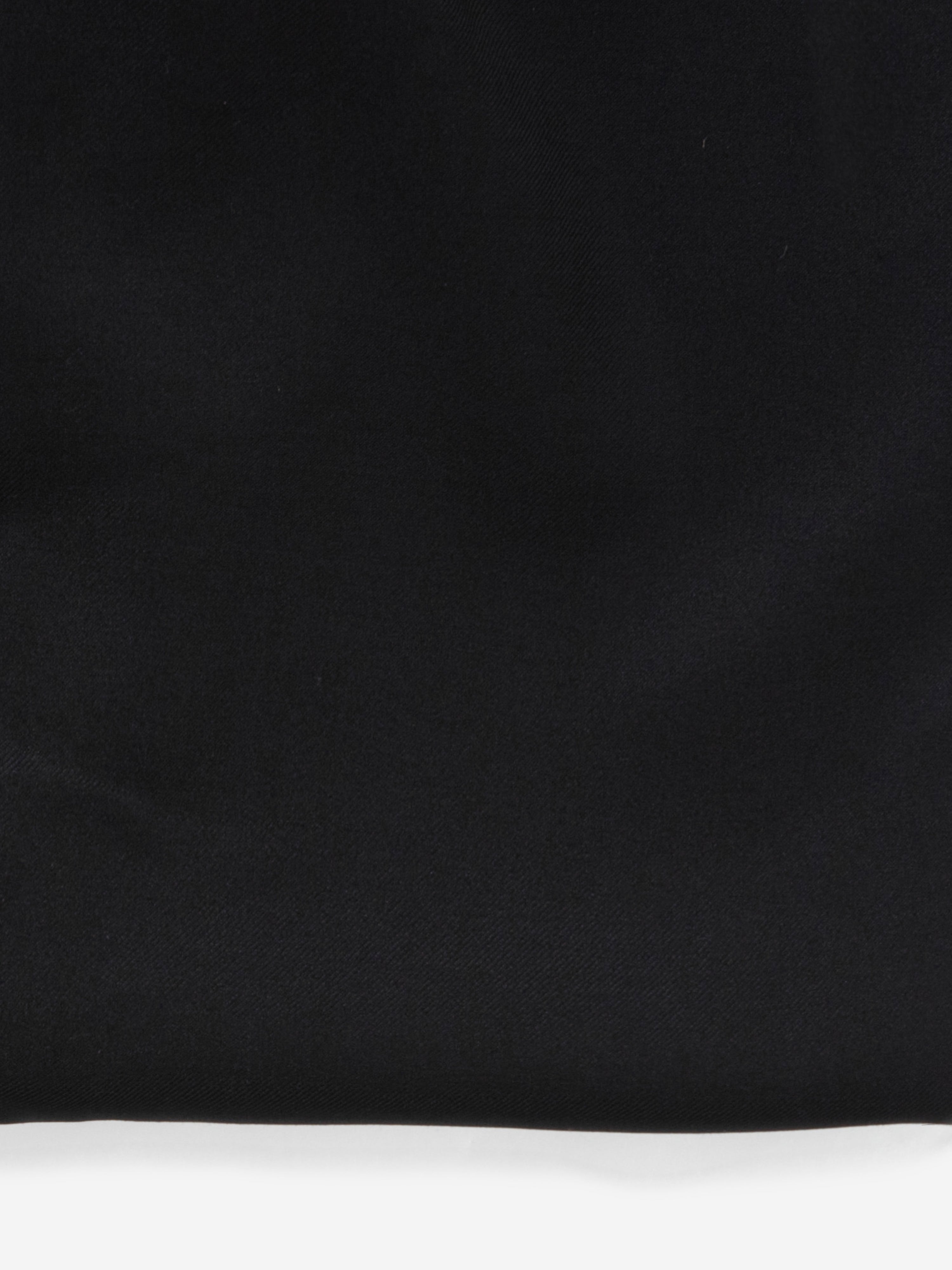 Black Wool Trousers (Wide Fit) - Grand Le Mar