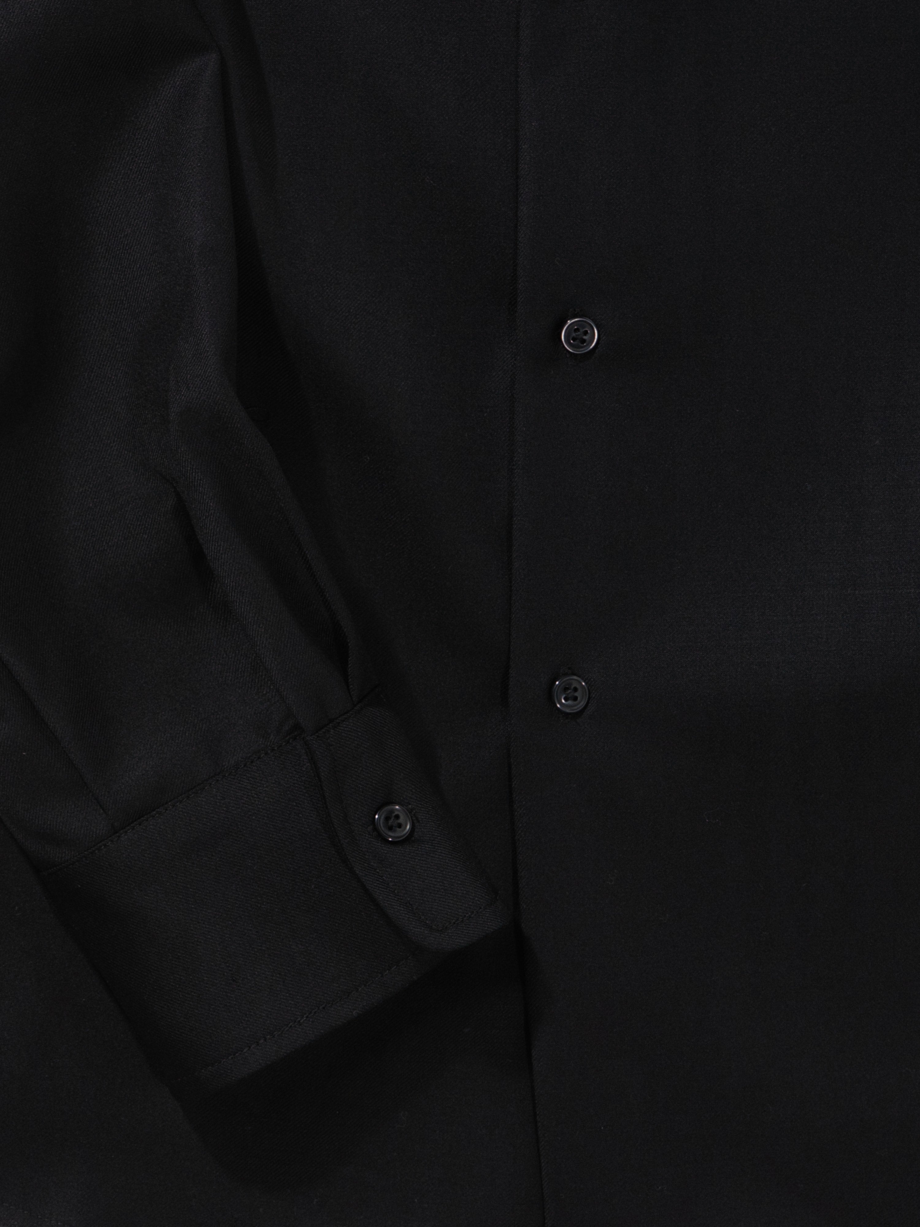 Black Wool Shirt - Grand Le Mar