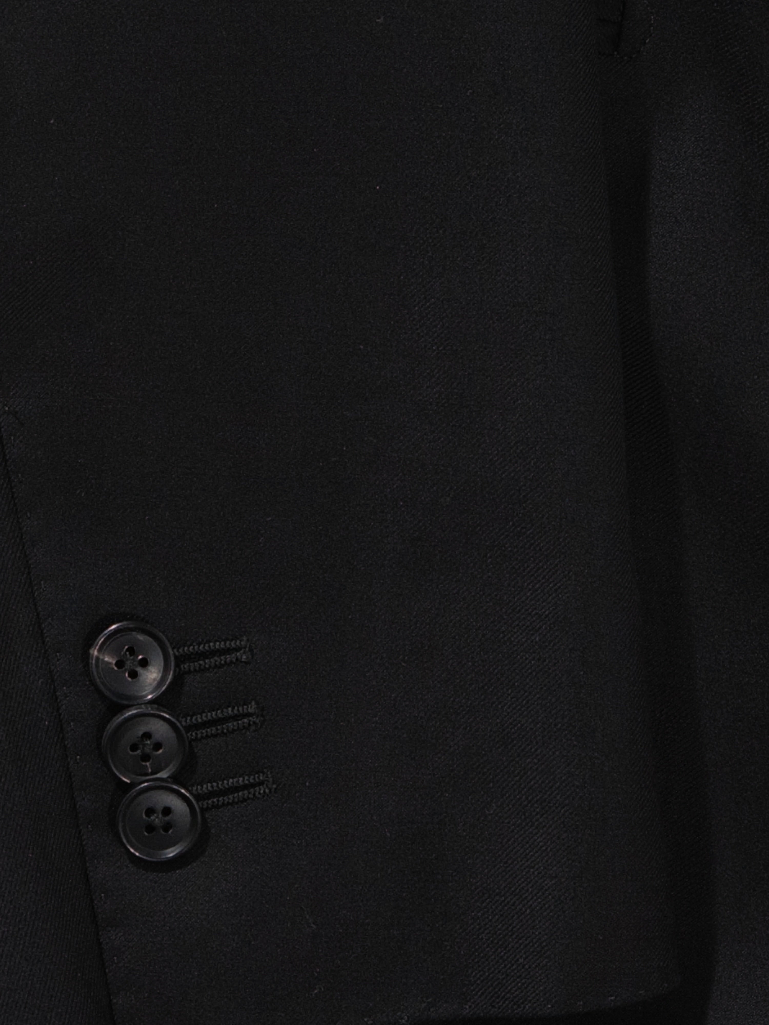 Black Wool Suit - Grand Le Mar