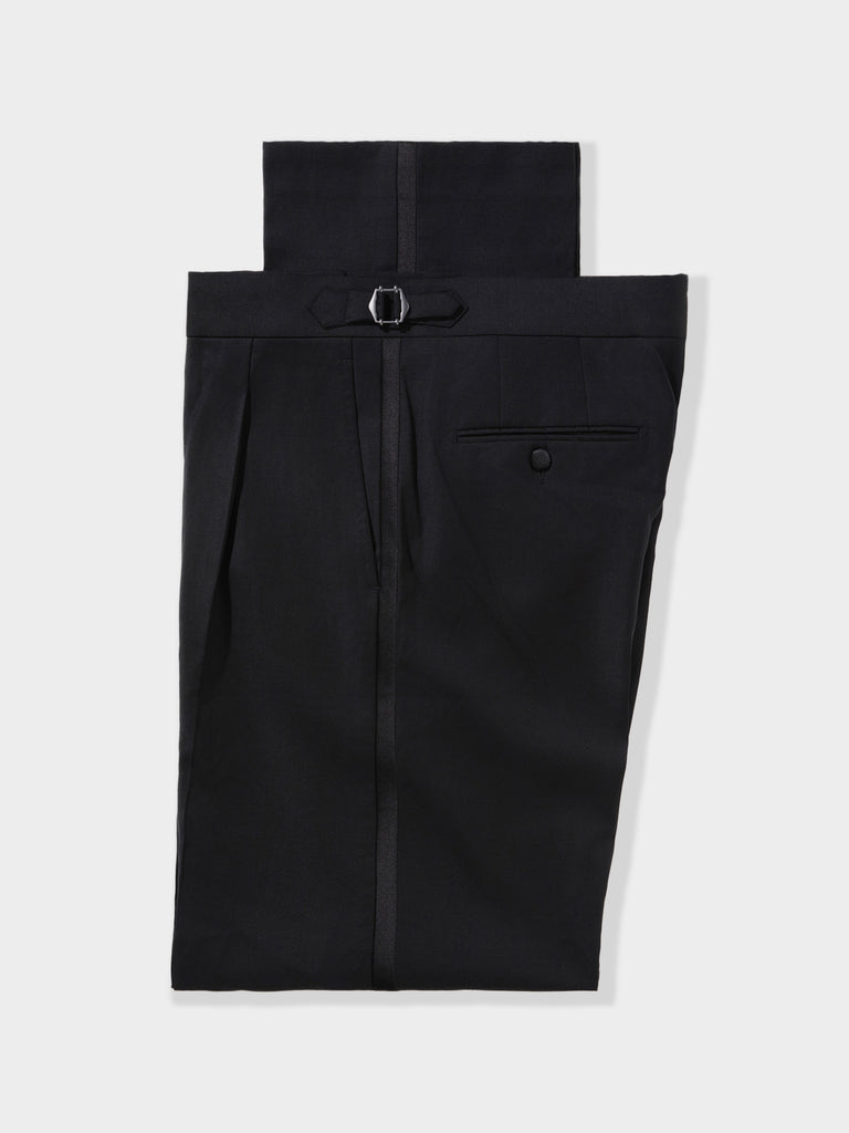 Tamme Tropical Wool Gaiter Slacks ブラック Tamme Tropical Wool Gaiter Slacks ブラック