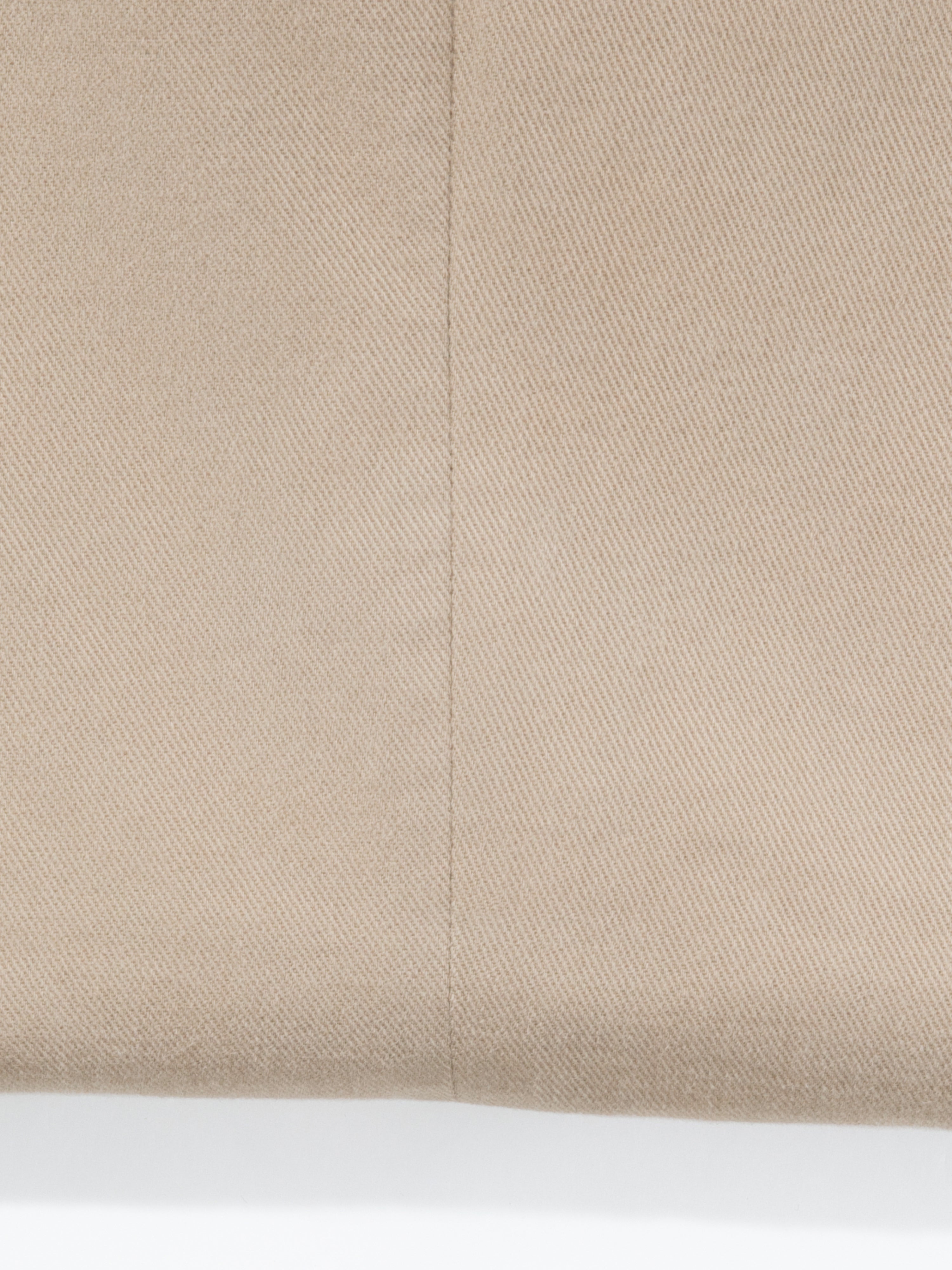 Brown Cotton Trousers (Wide Fit) - Grand Le Mar
