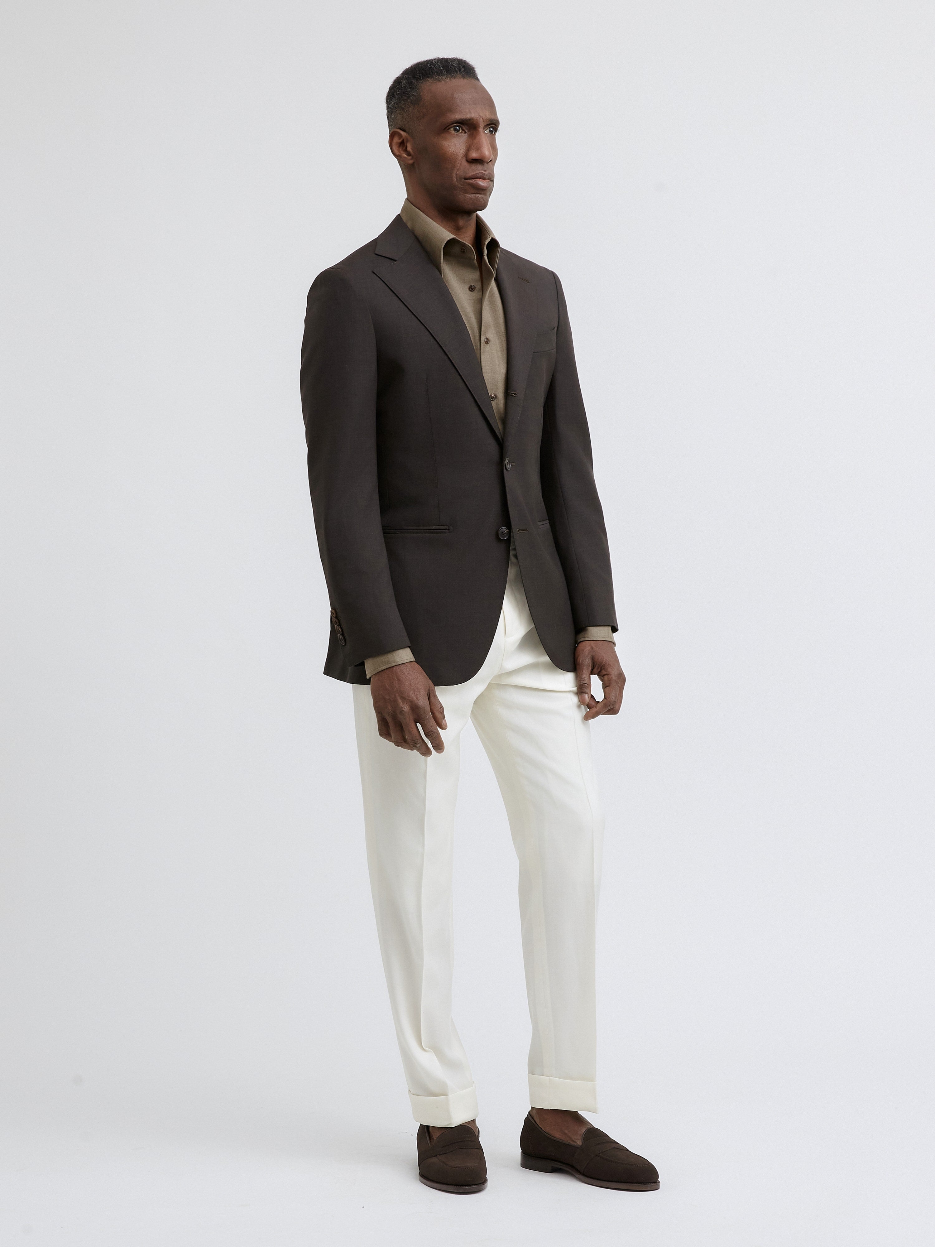 Brown Wool Jacket (SB) - Grand Le Mar