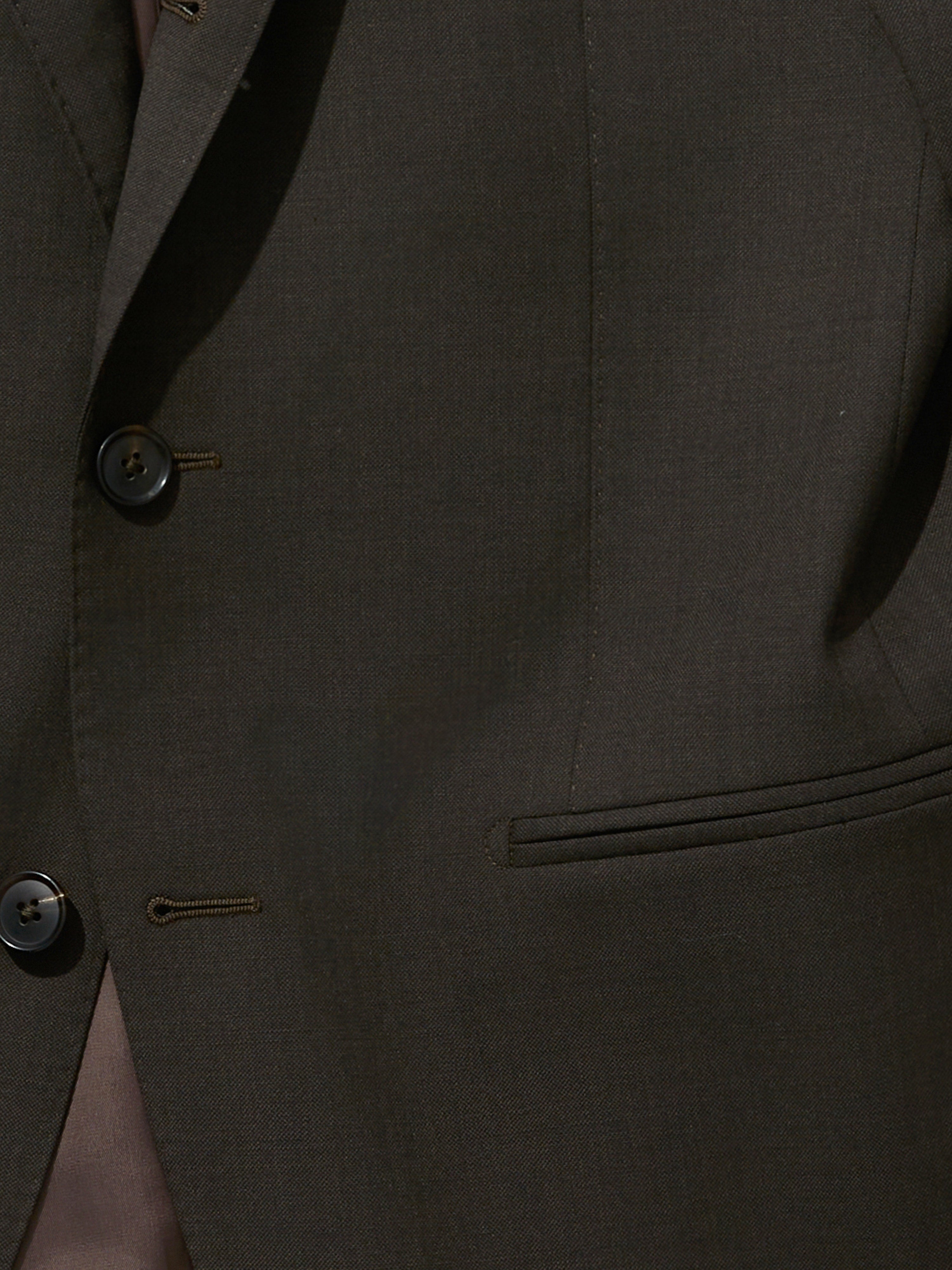 Brown Wool Suit (SB) - Grand Le Mar