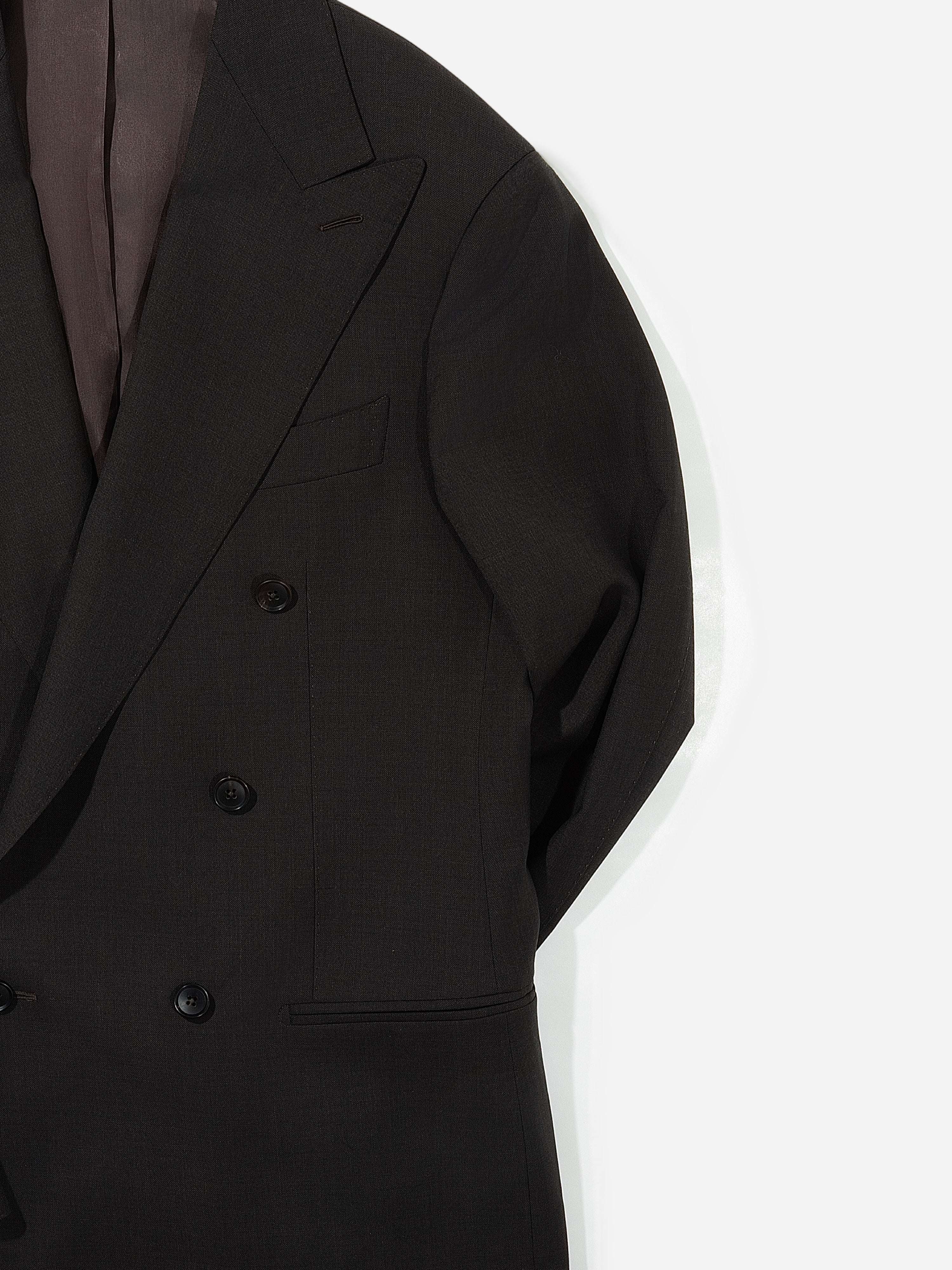 Brown Wool Suit (DB) - Grand Le Mar
