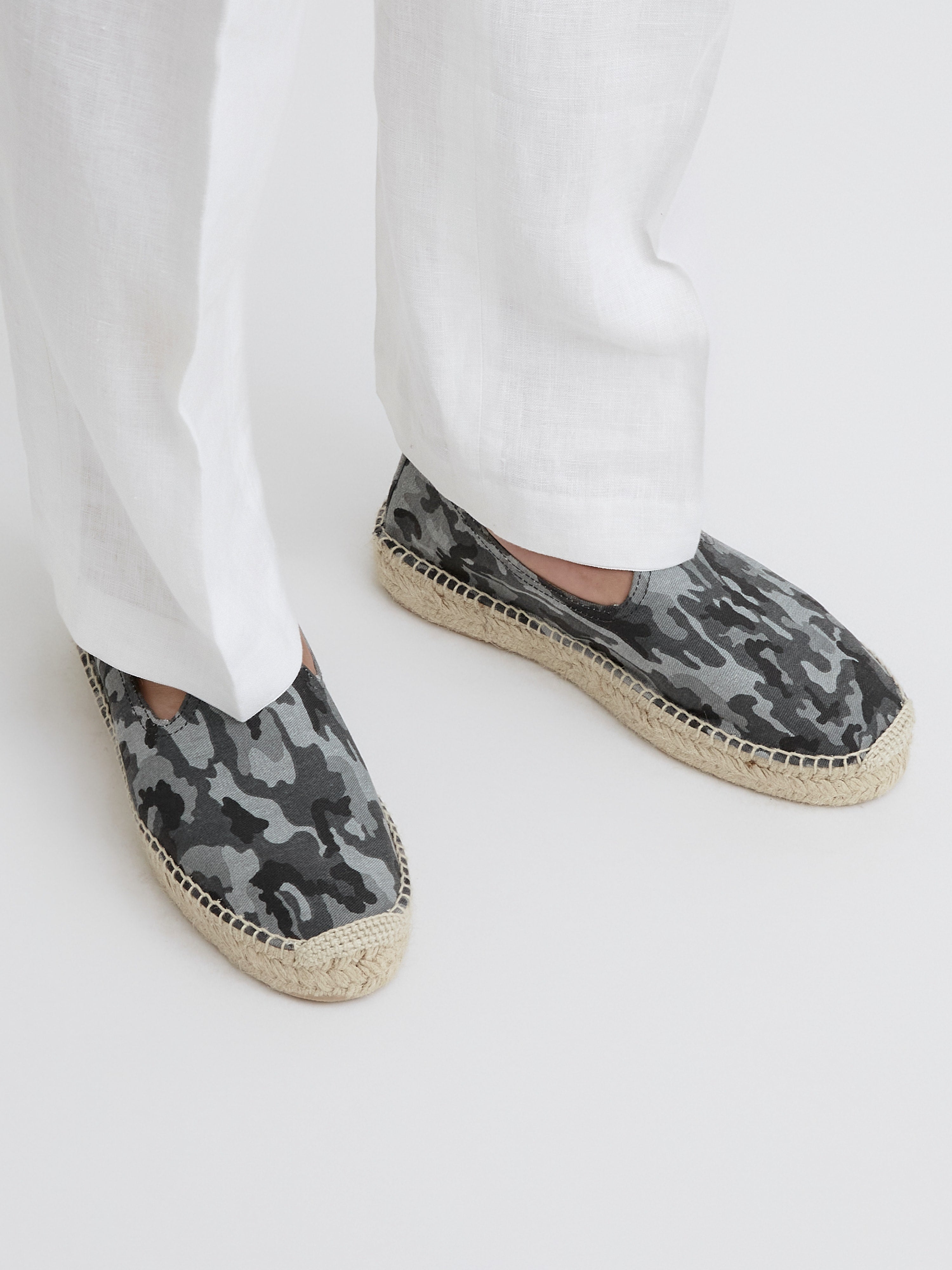 Camouflage Canvas Espadrilles - Grand Le Mar