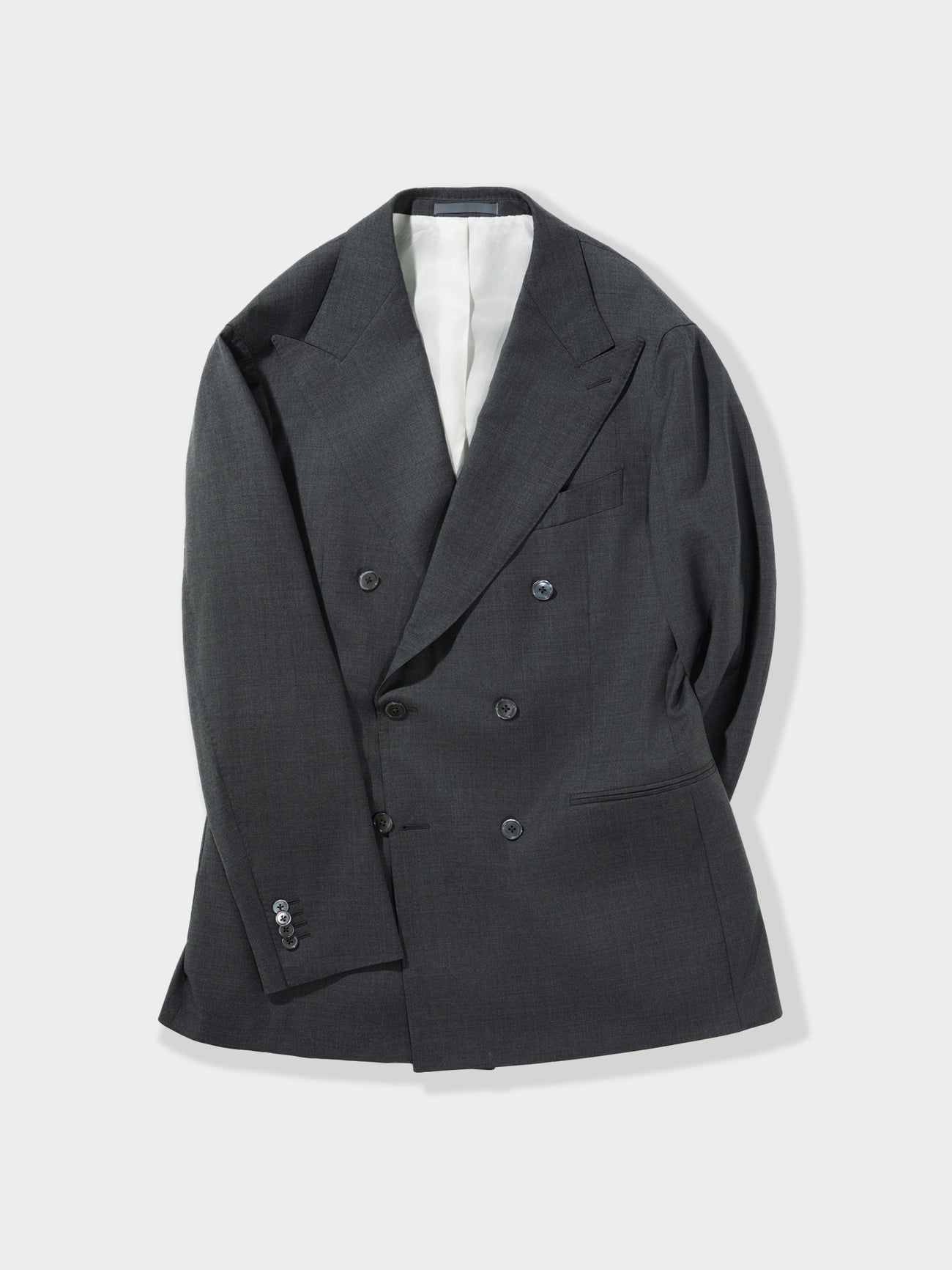 Dark Grey Wool Jacket (DB) - Grand Le Mar