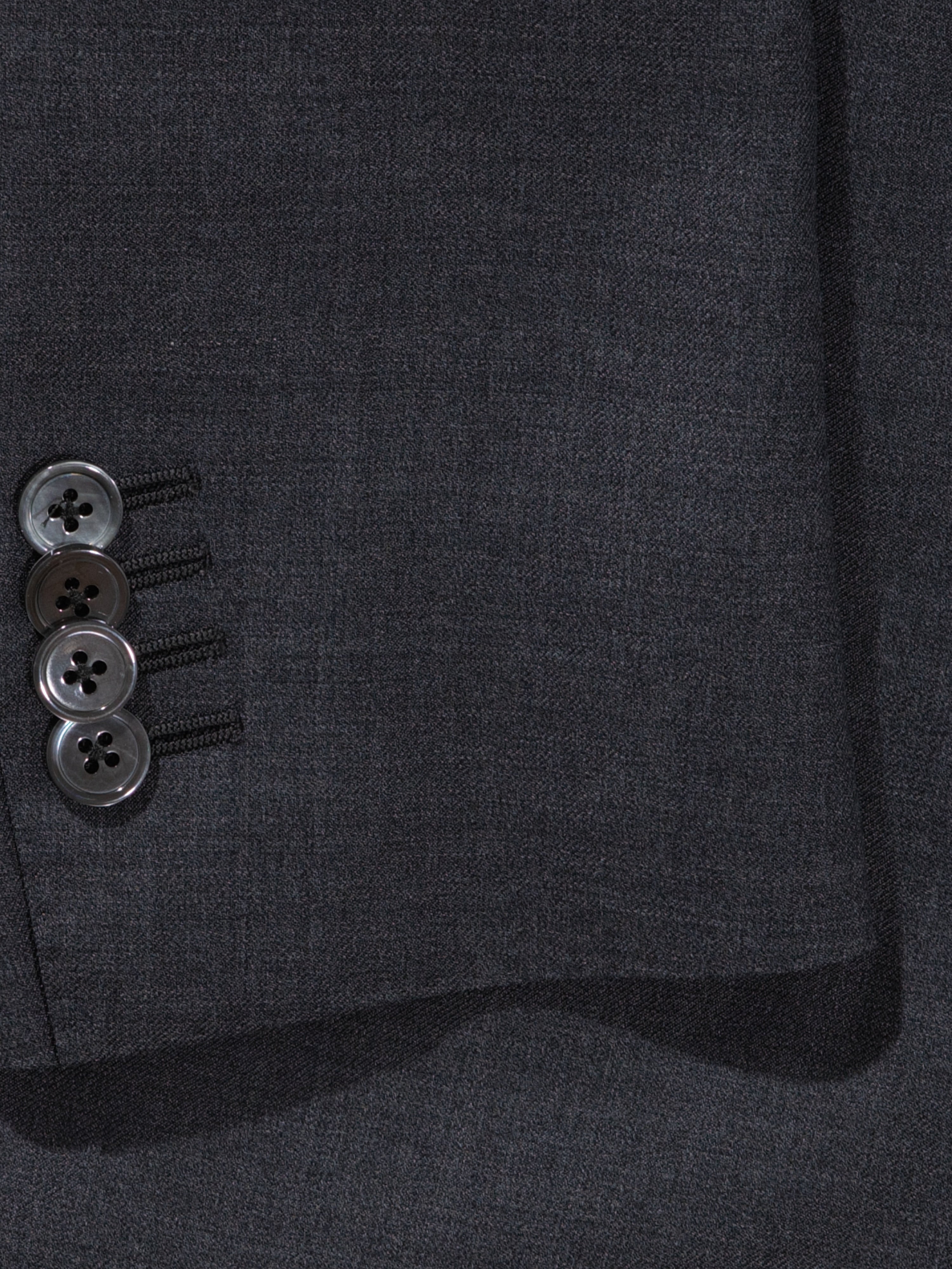 Dark Grey Wool Suit (SB) - Grand Le Mar