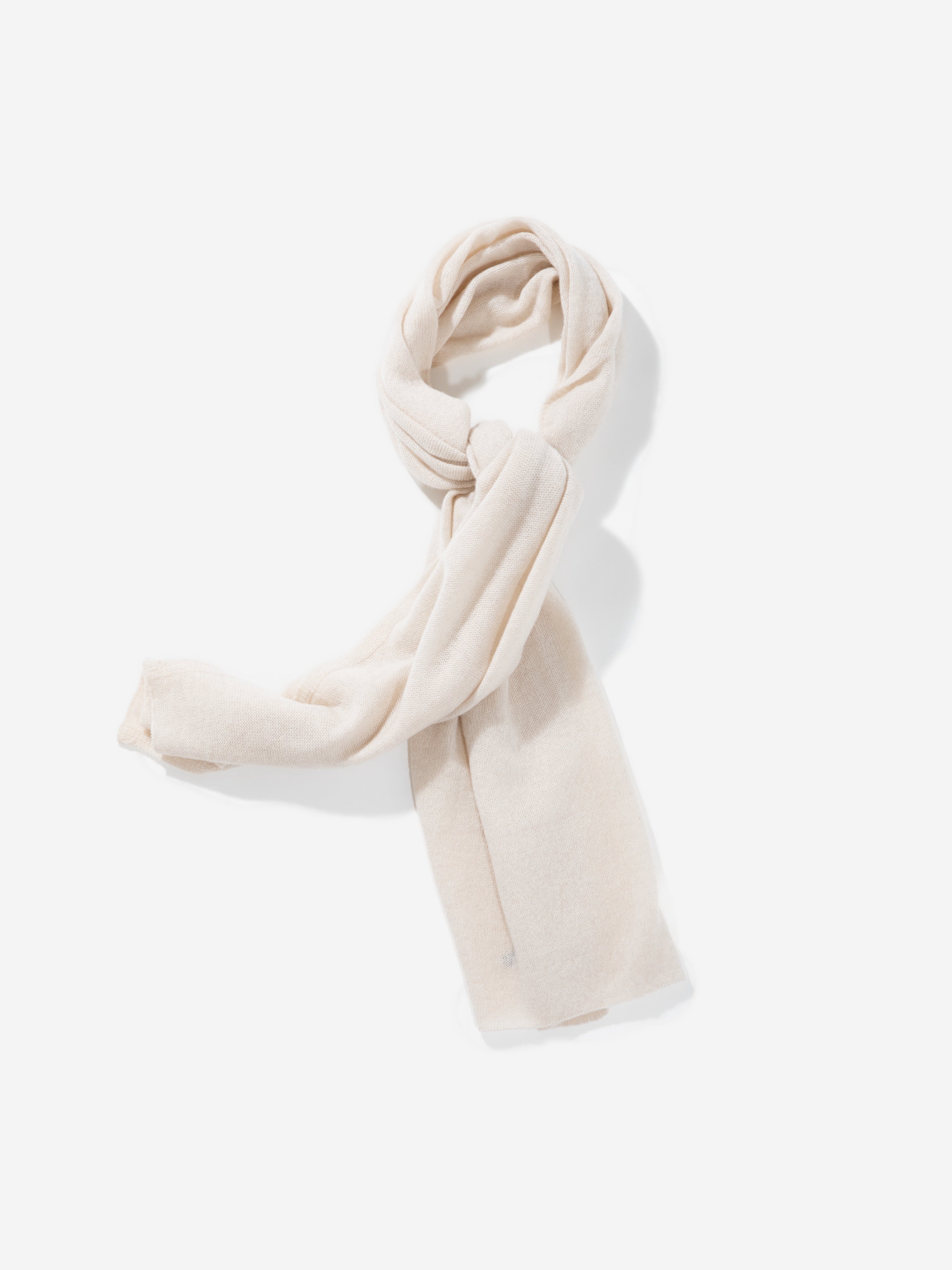 Cream Cashmere Scarf - Grand Le Mar