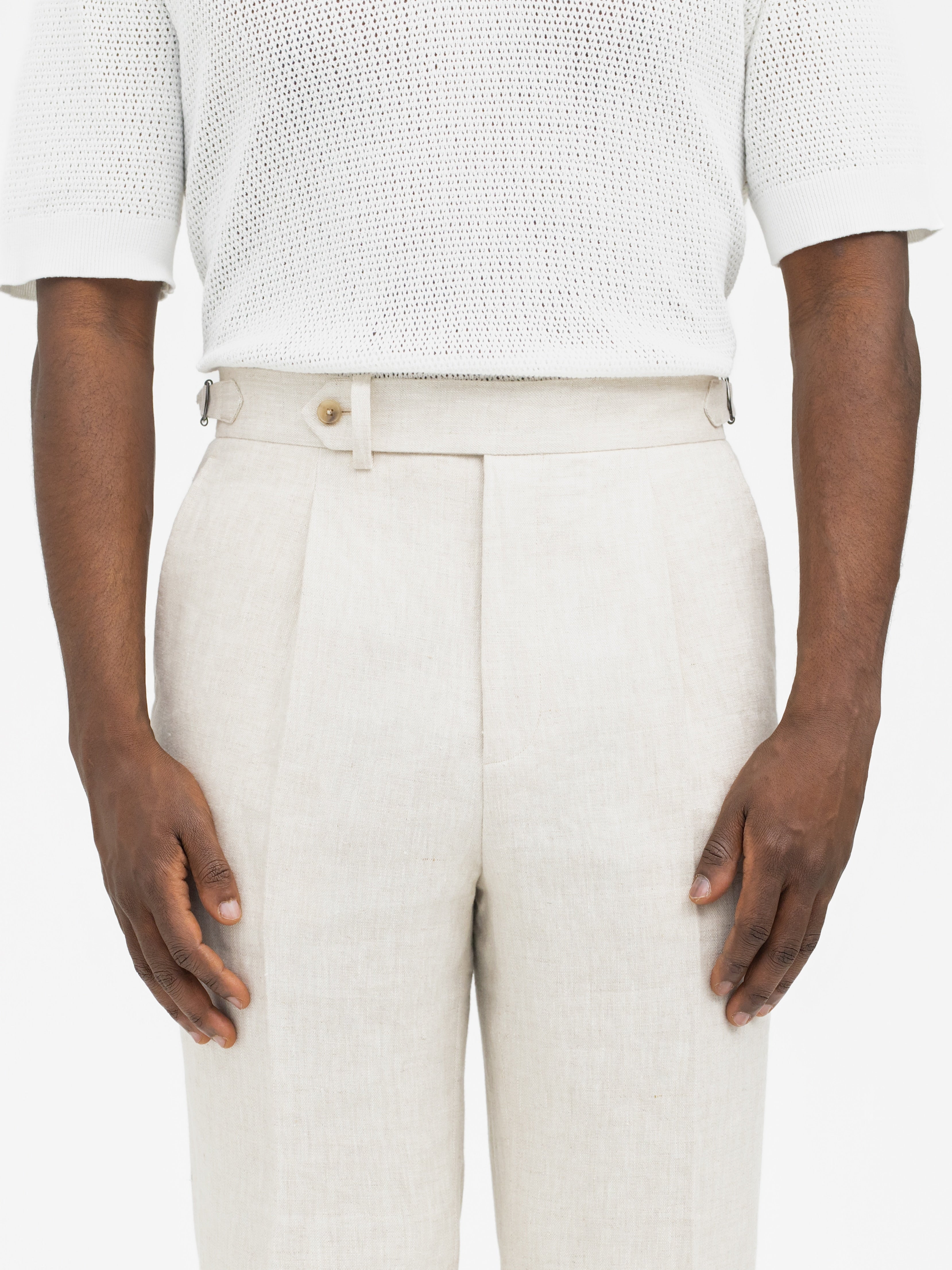 Beige Linen Suit (SB) - Grand Le Mar
