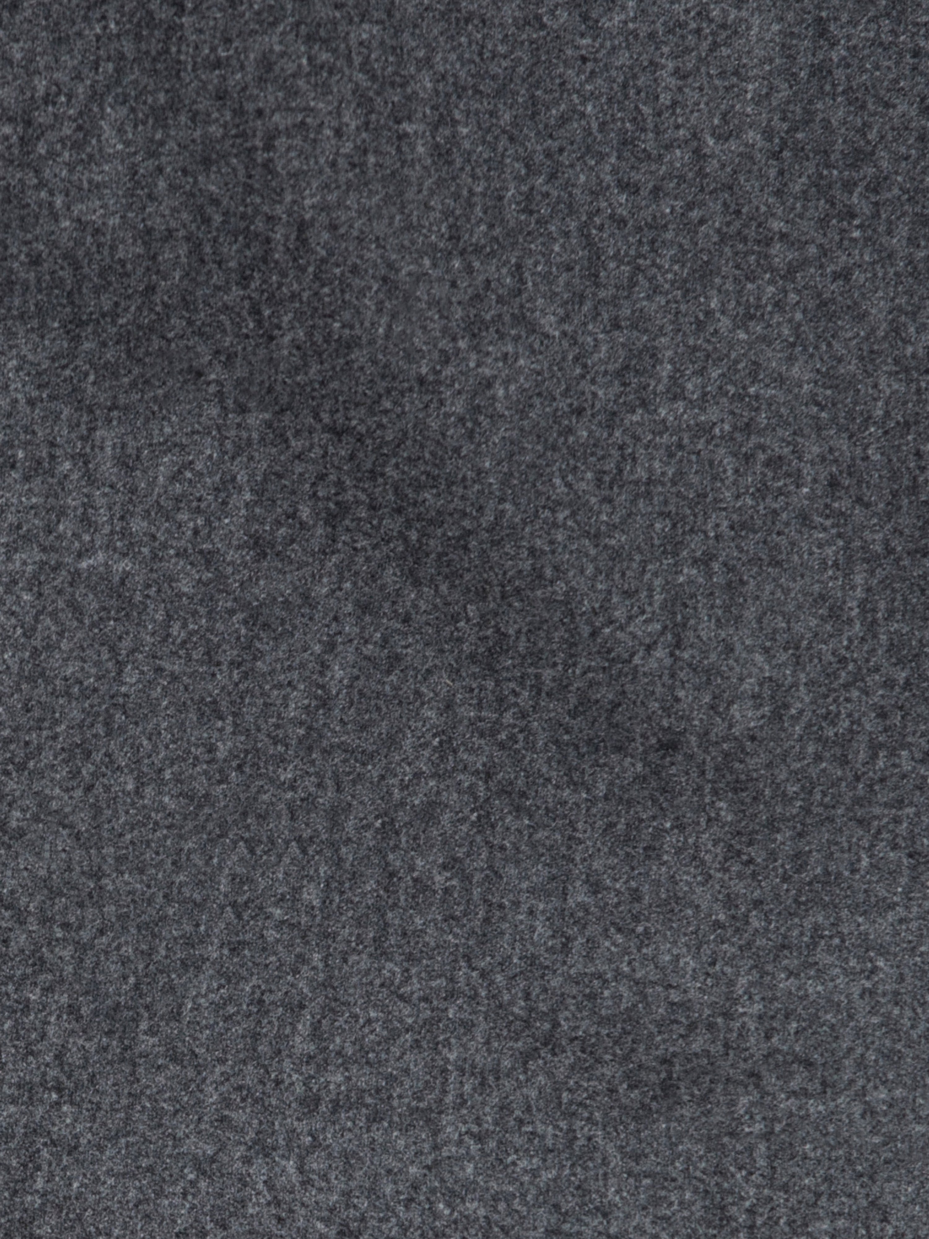 Mid Grey Flannel Wool Trousers (Wide Fit) - Grand Le Mar