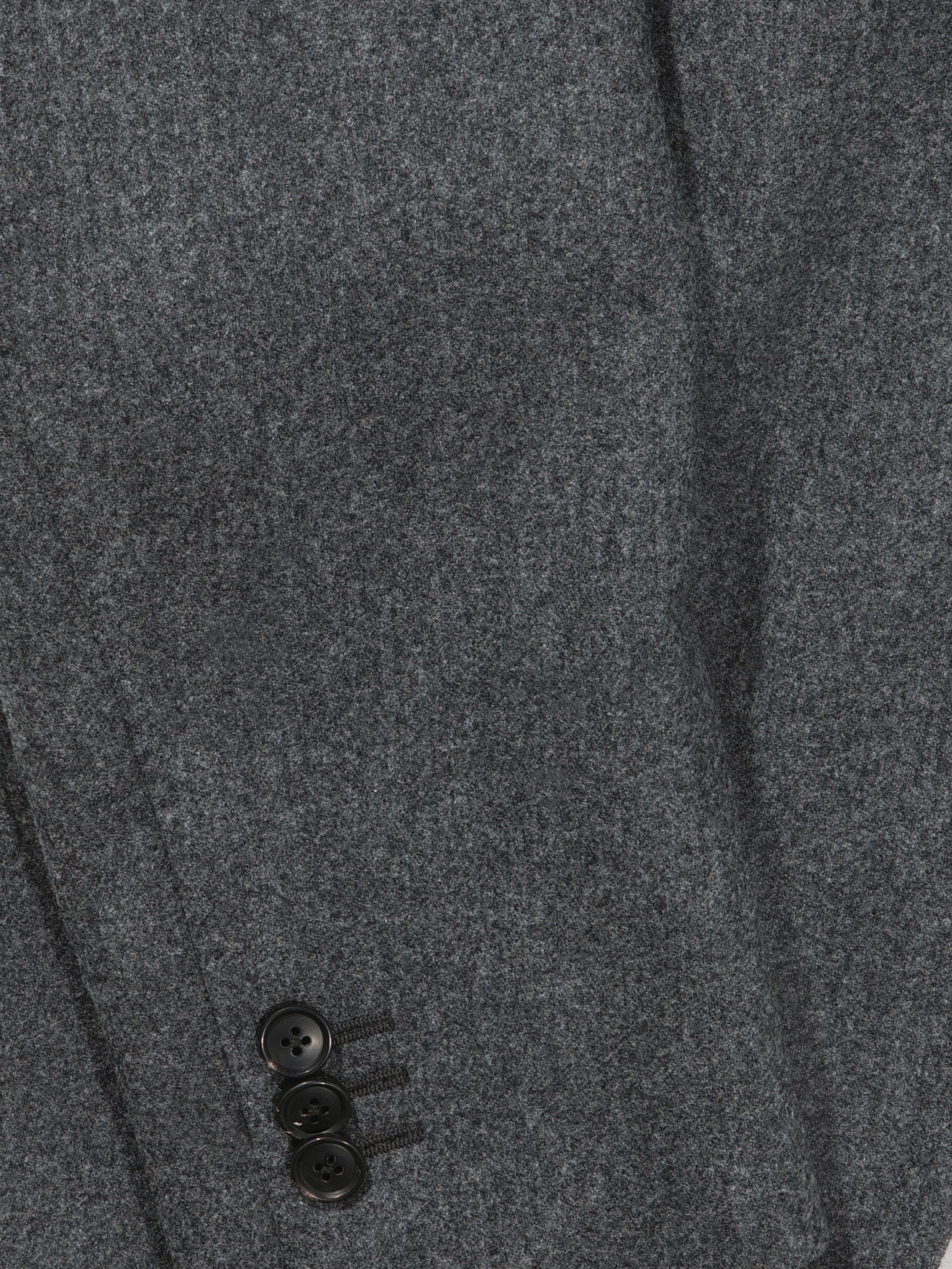 Mid Grey Flannel Wool Jacket (SB) - Grand Le Mar