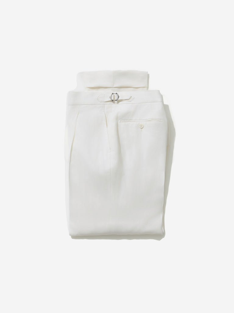 Grand Le Mar Elegant| Ivory S130 Wool Oscar Trousers
