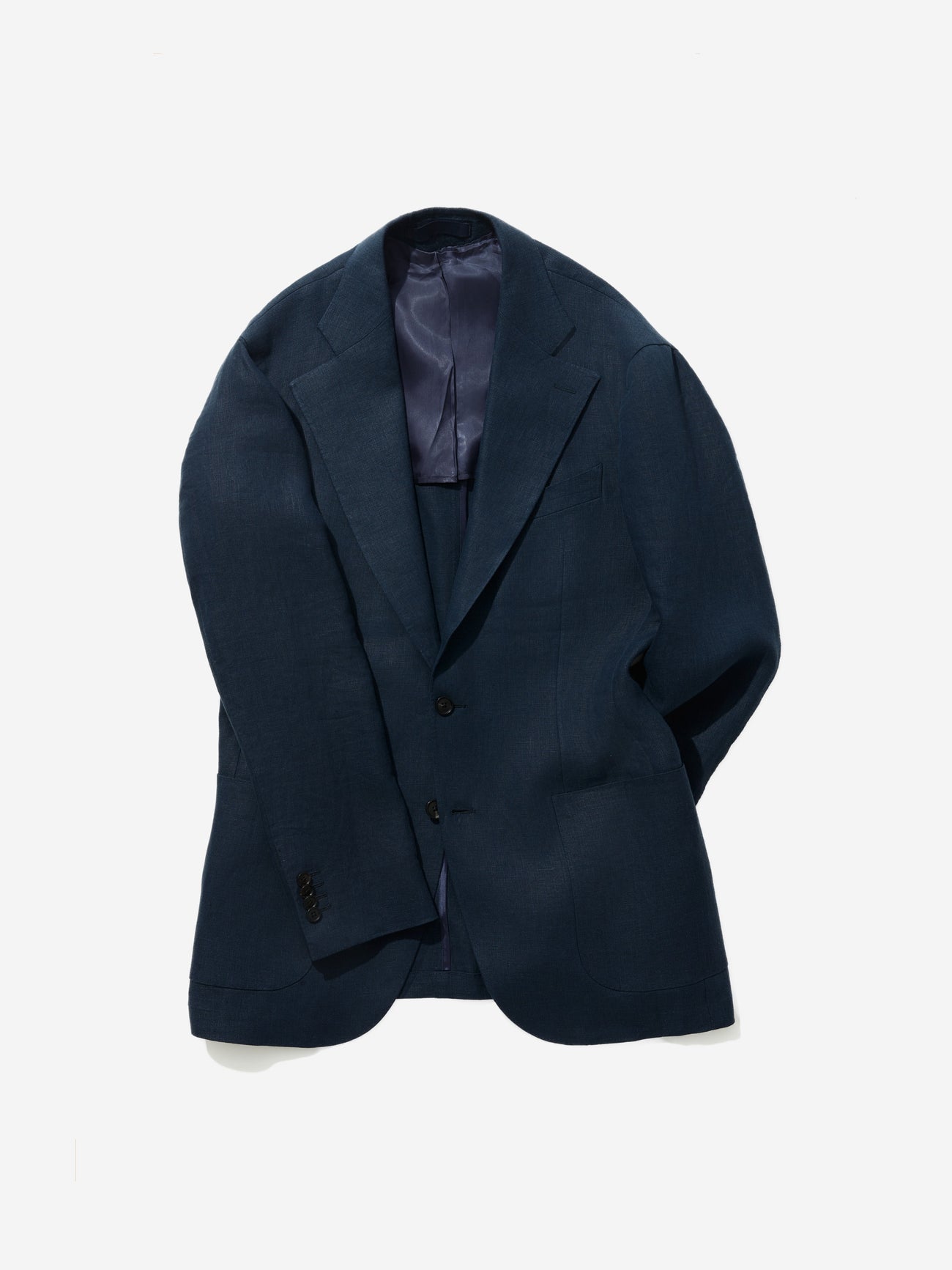 Navy Linen Suit (SB) - Grand Le Mar