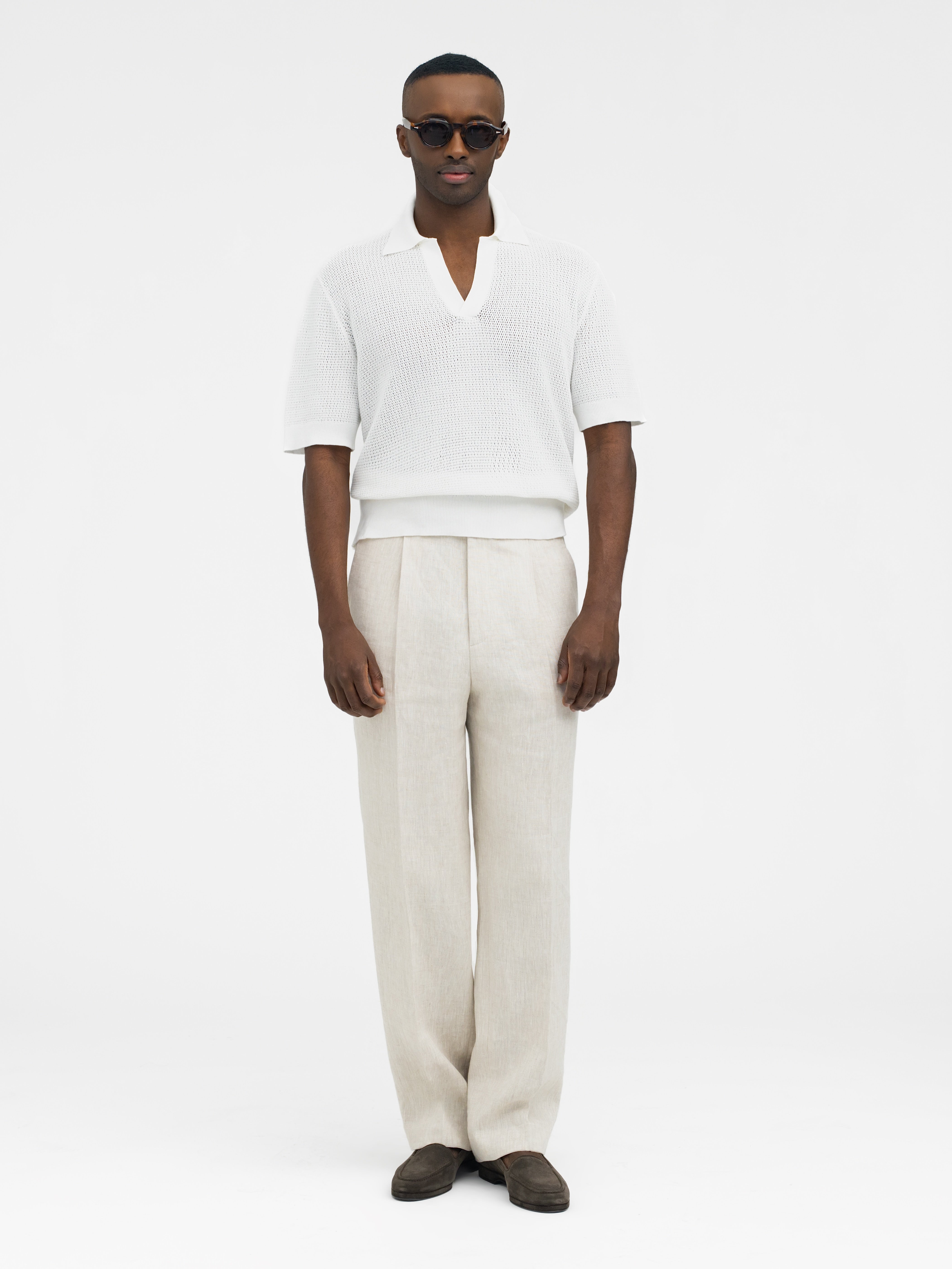 White Knit Jersey - Grand Le Mar