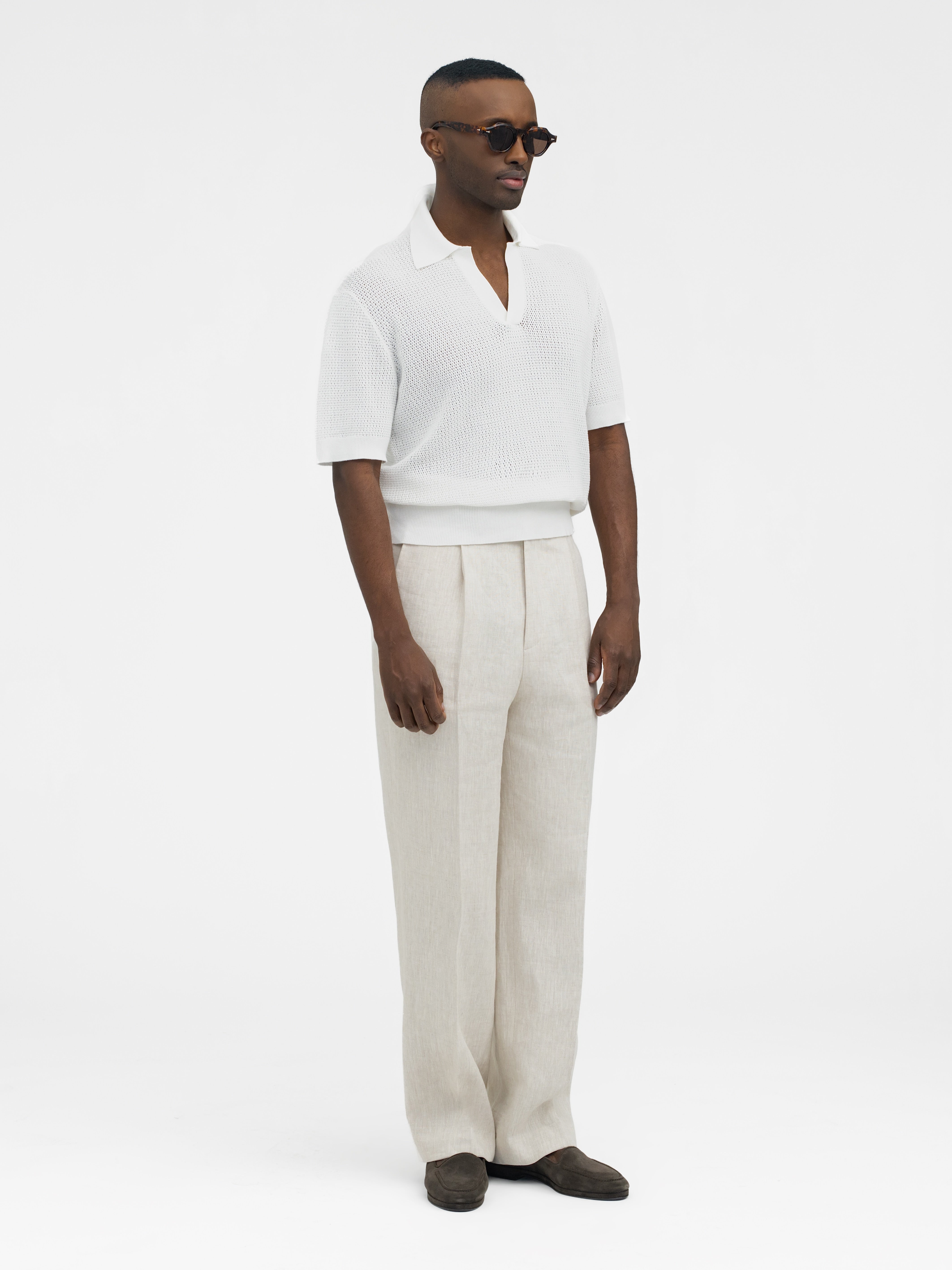 White Knit Jersey - Grand Le Mar