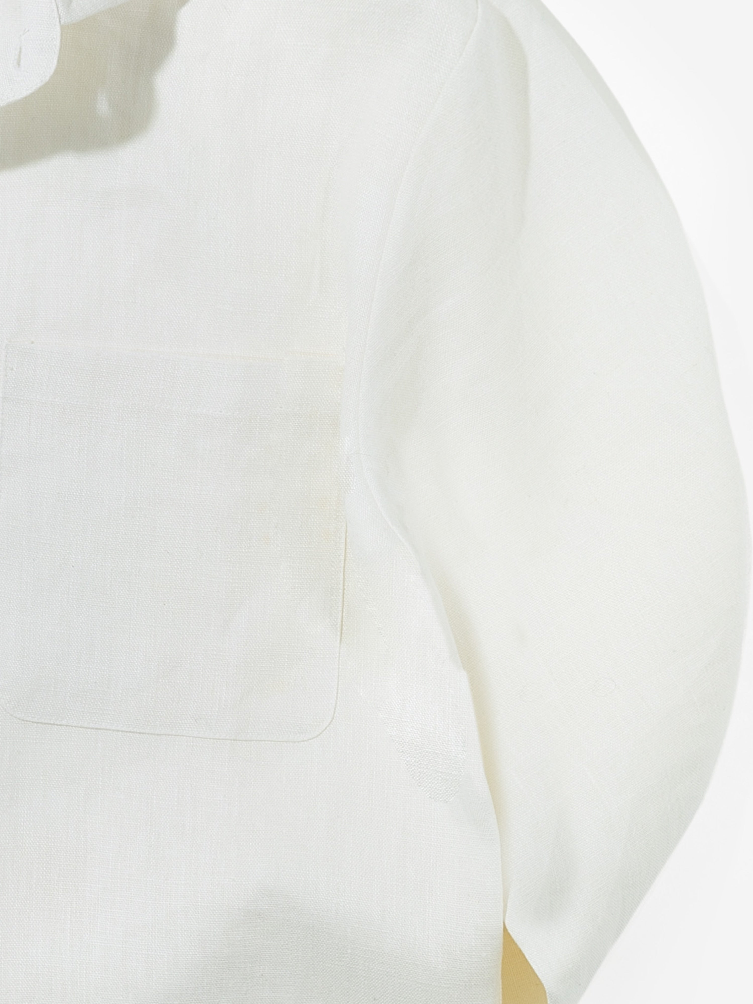 White Linen Shirt - Grand Le Mar
