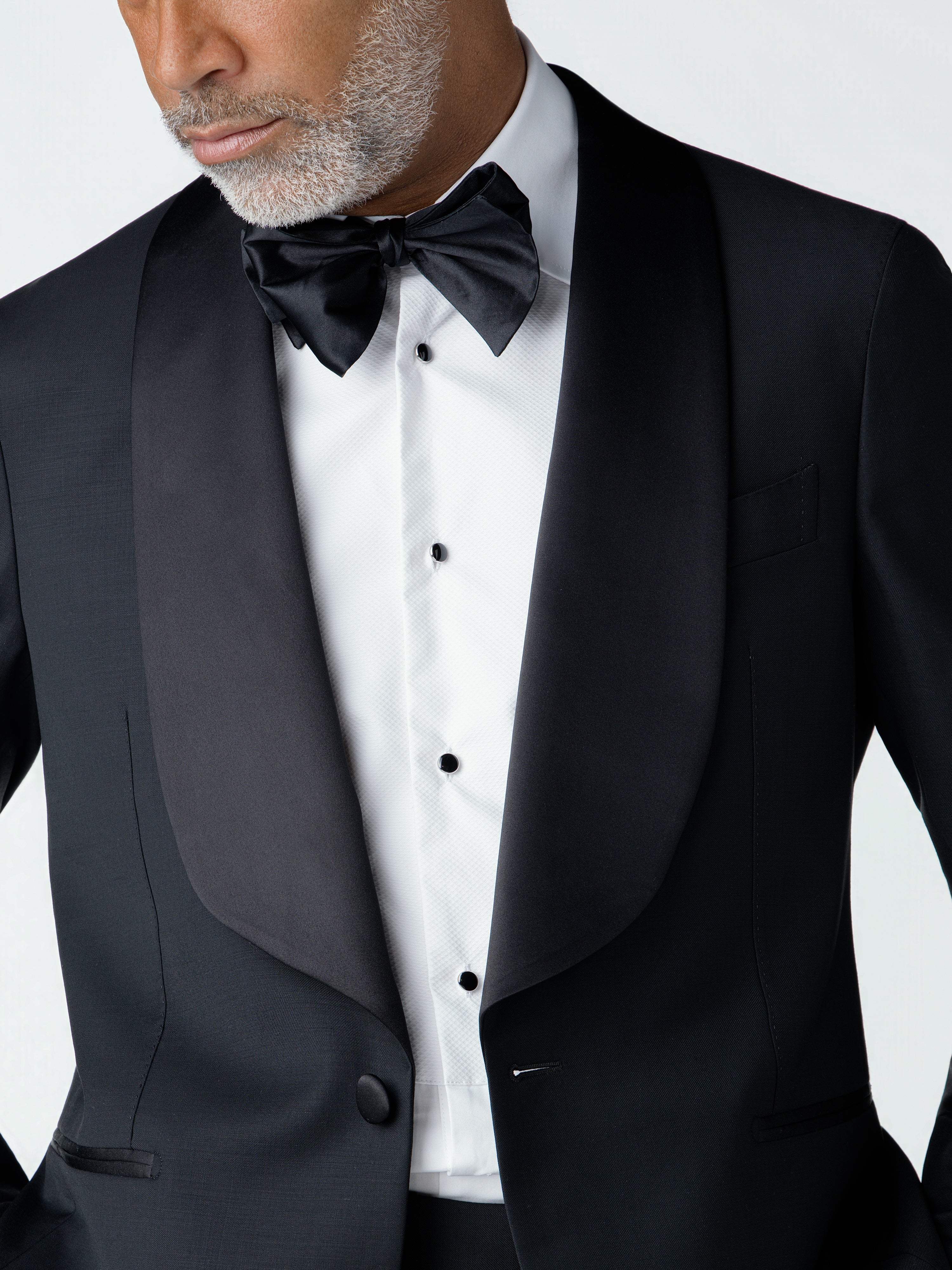 Black Silk Bow Tie