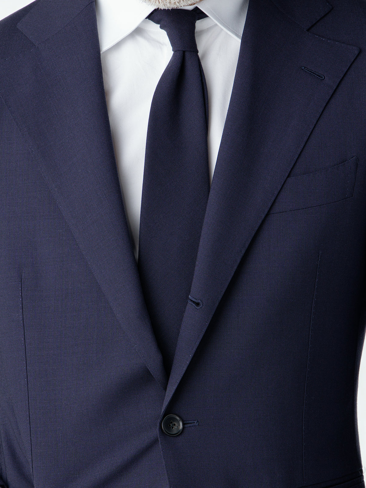 Navy High Twist Tie
