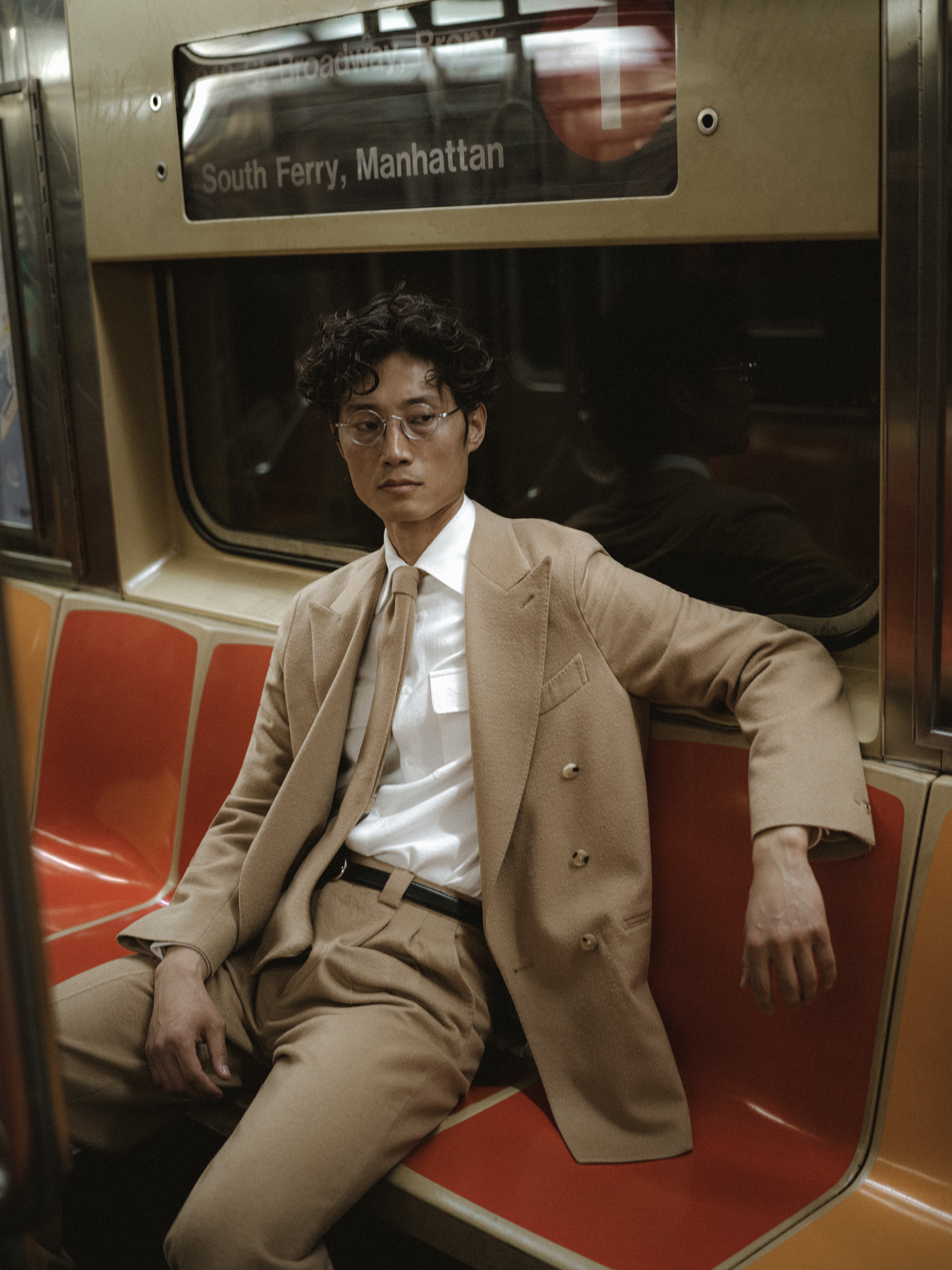 Camel Wool Cashmere Silk Tie