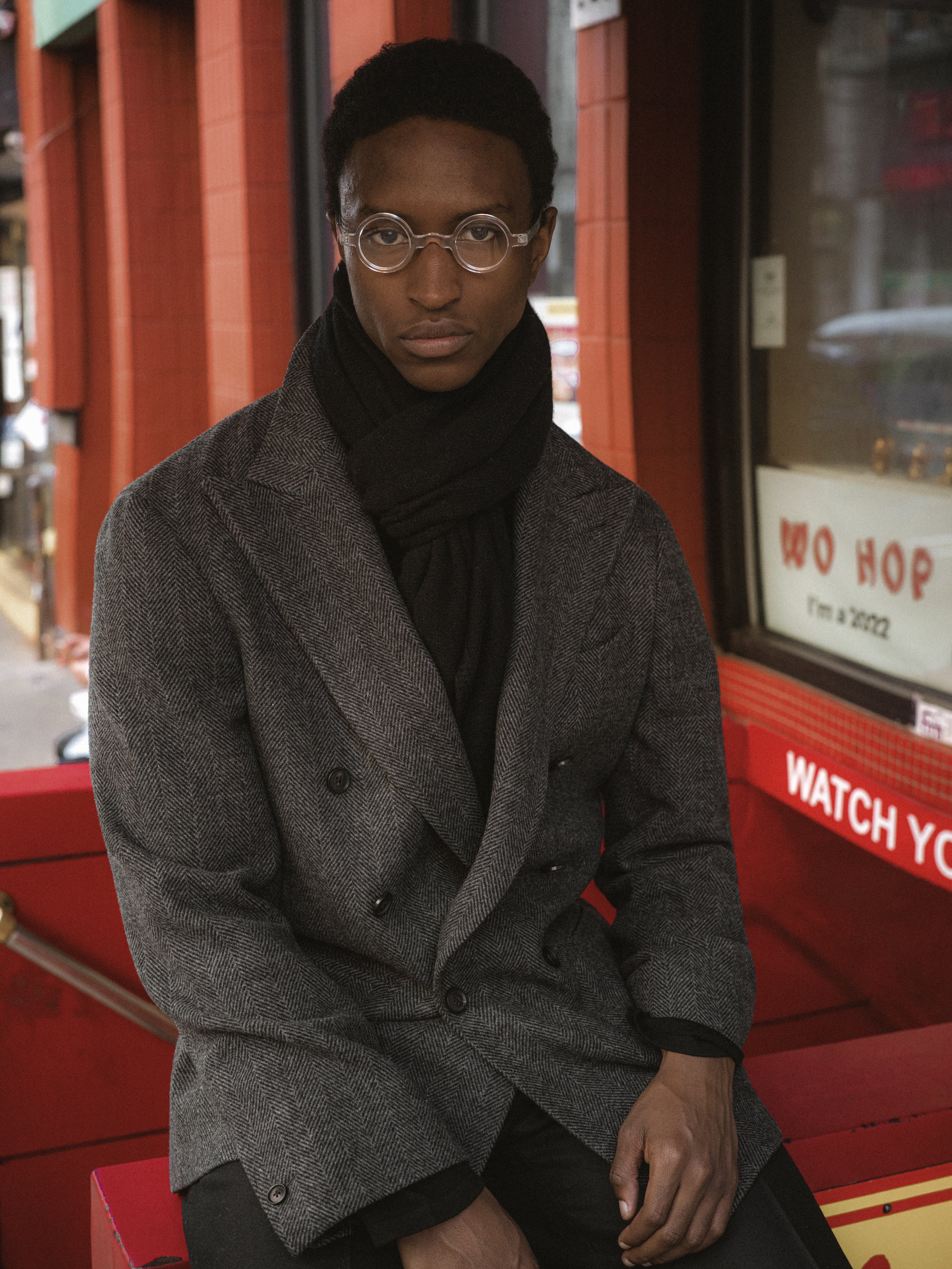 Black Cashmere Scarf