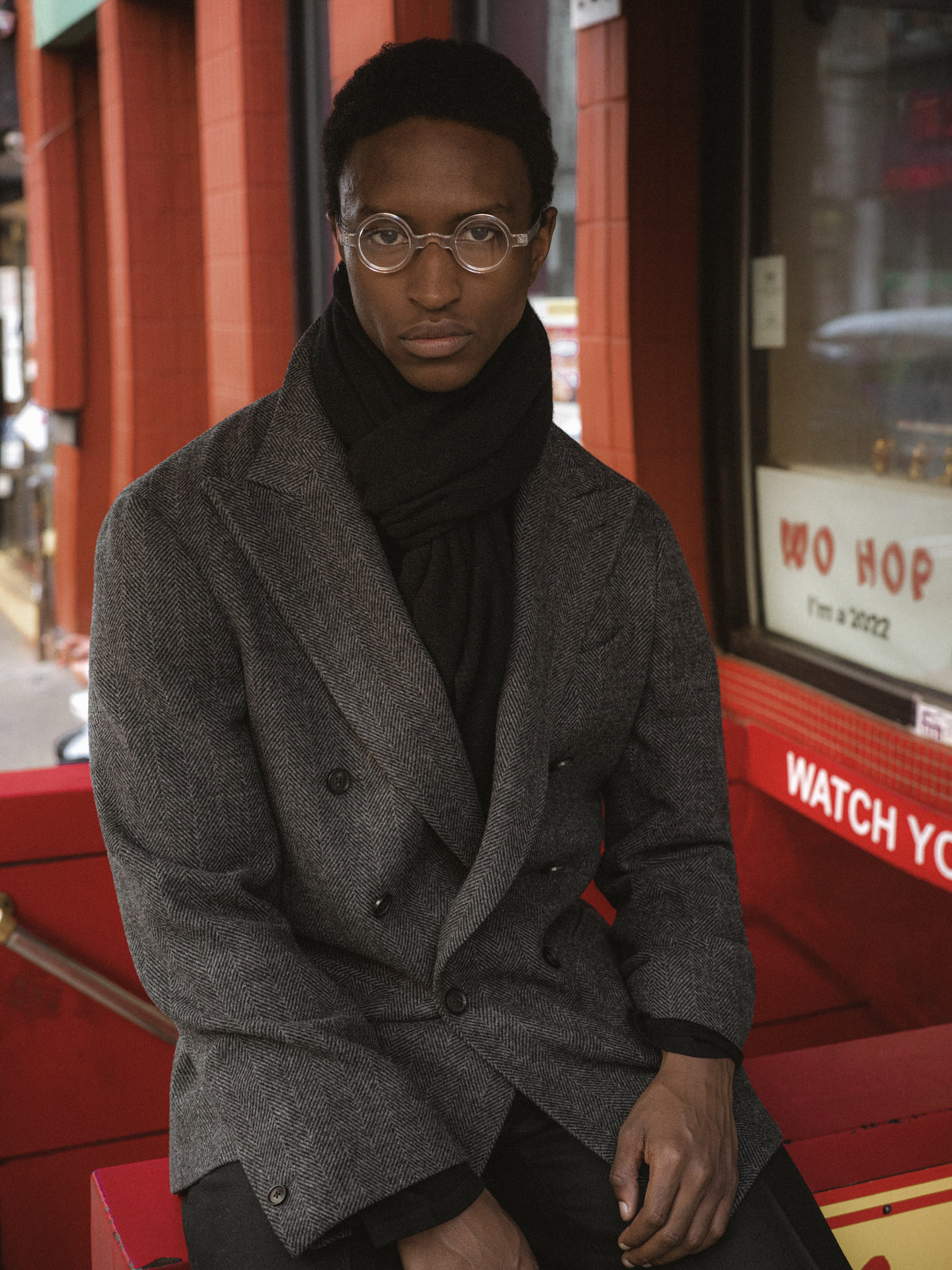 Black Cashmere Scarf