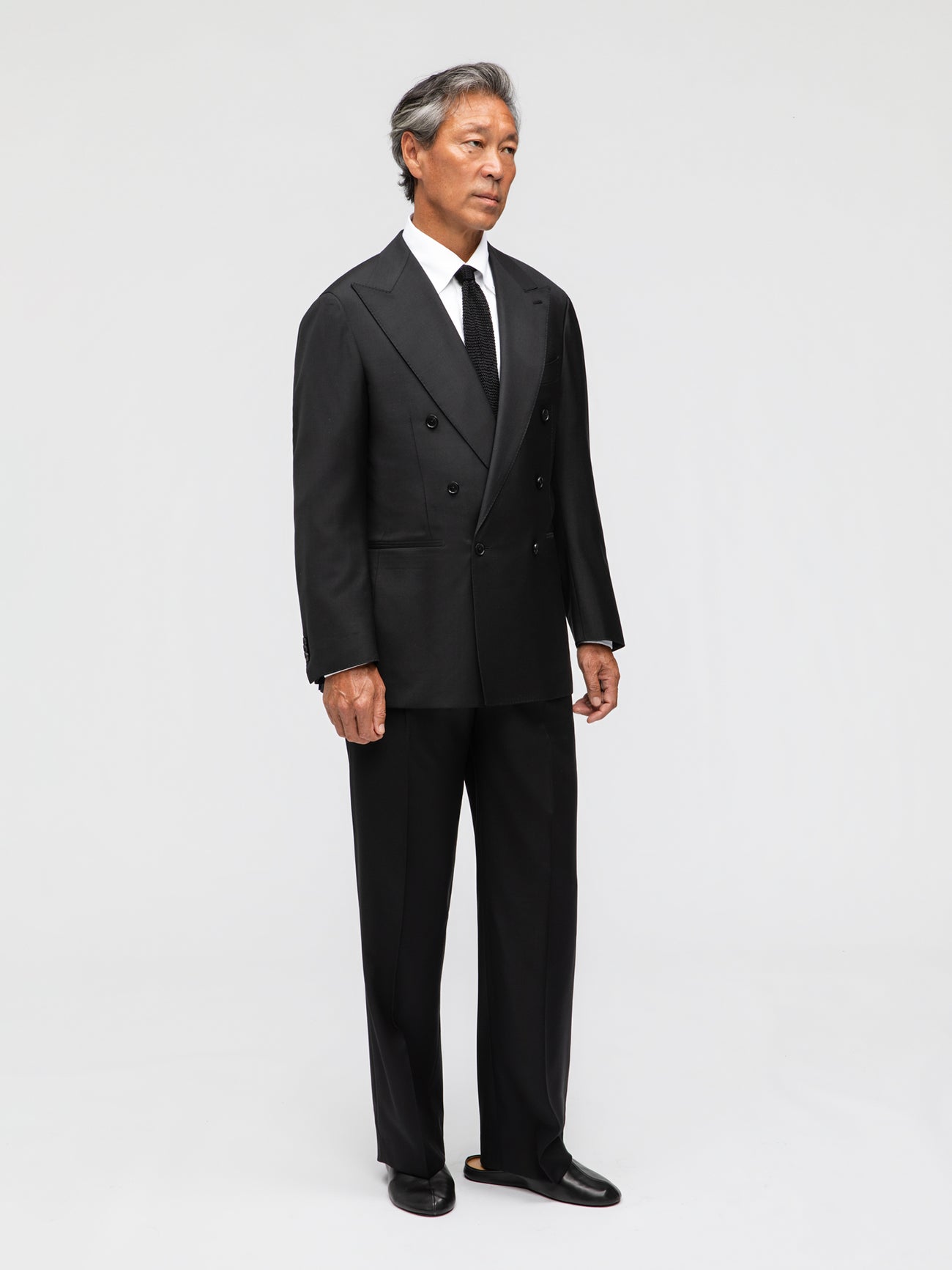 Black Wool Suit - Grand Le Mar