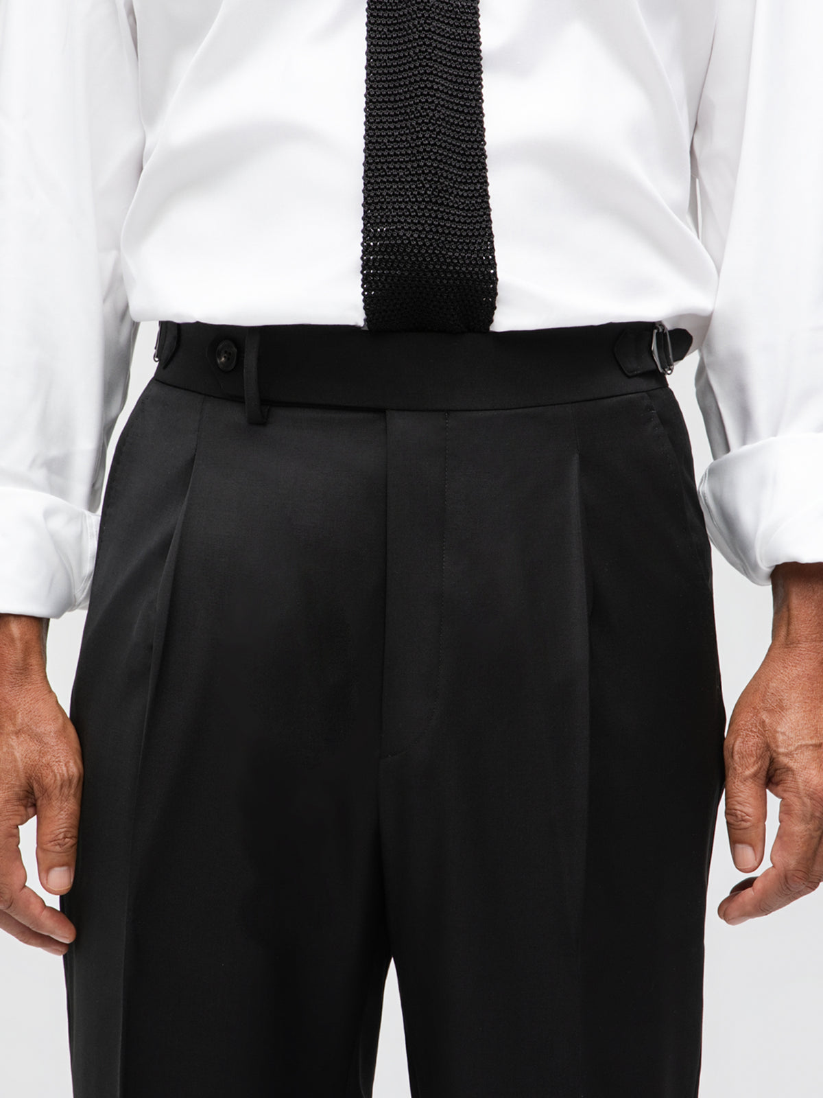 Black Wool Suit - Grand Le Mar