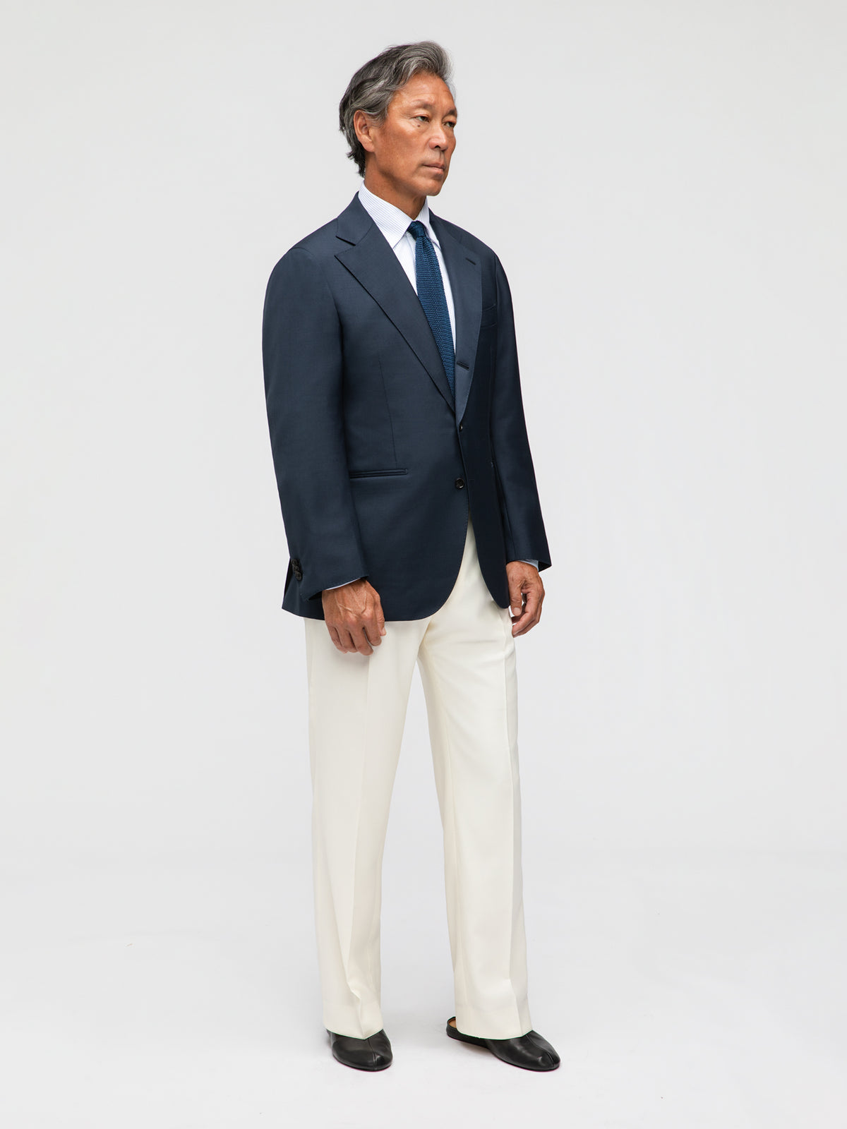 Navy Wool Jacket (SB) - Grand Le Mar