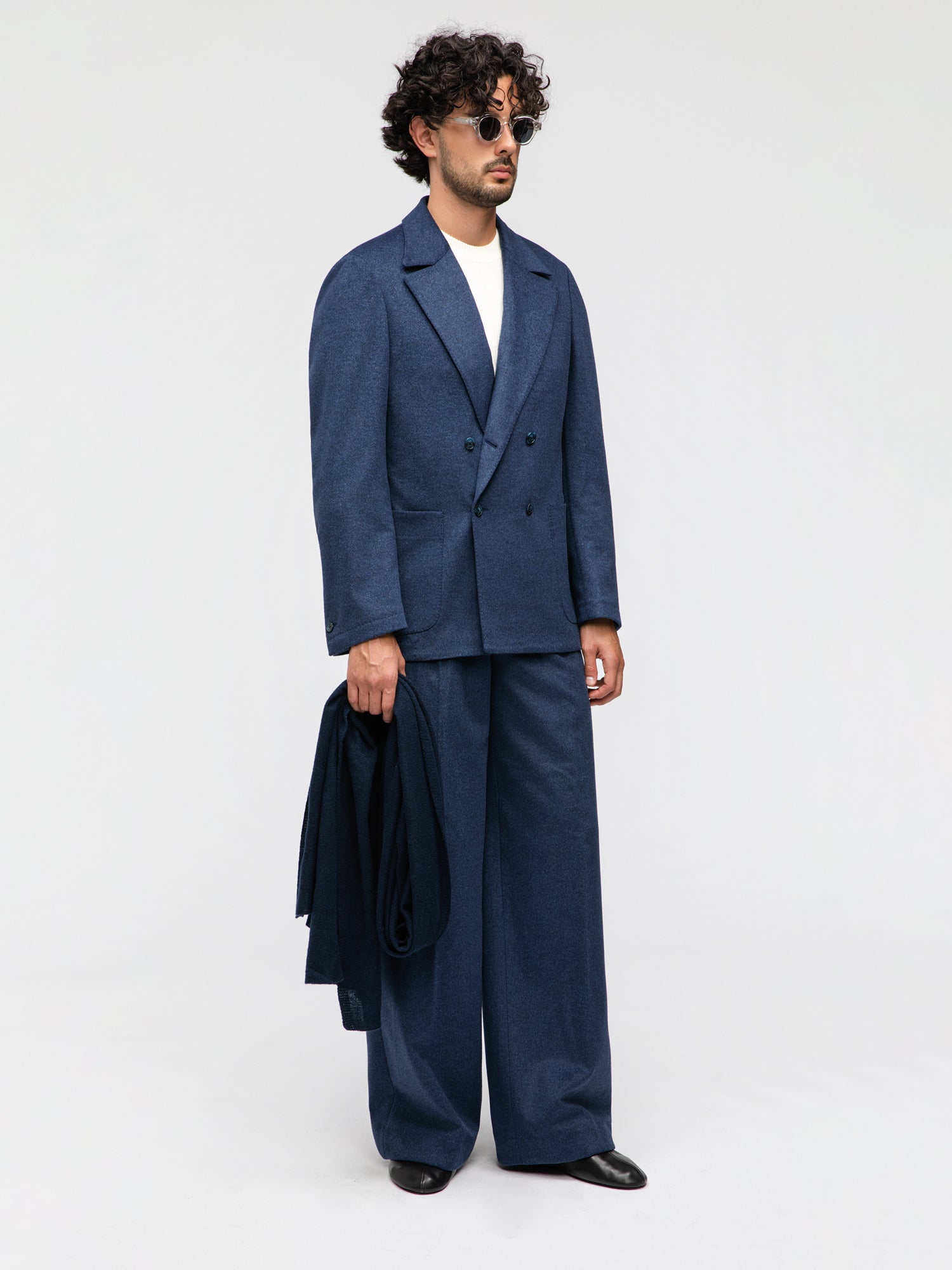Denim Wool Cashmere Suit (Casual Fit) - Grand Le Mar