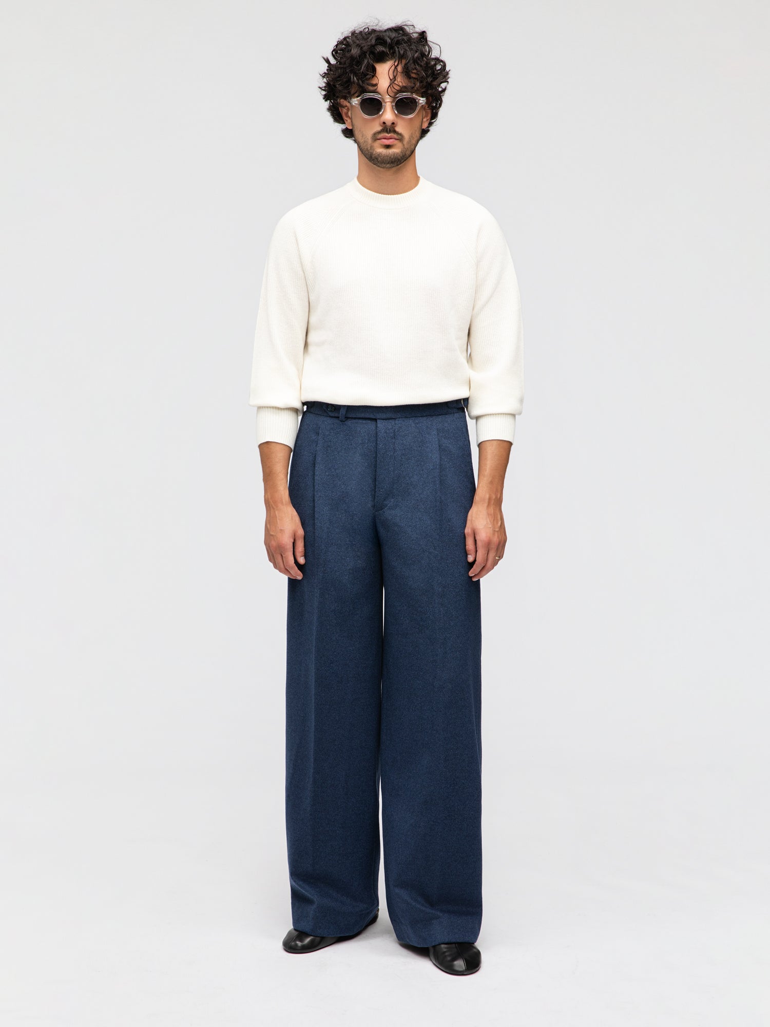 Denim Wool Cashmere Suit (Casual Fit) - Grand Le Mar