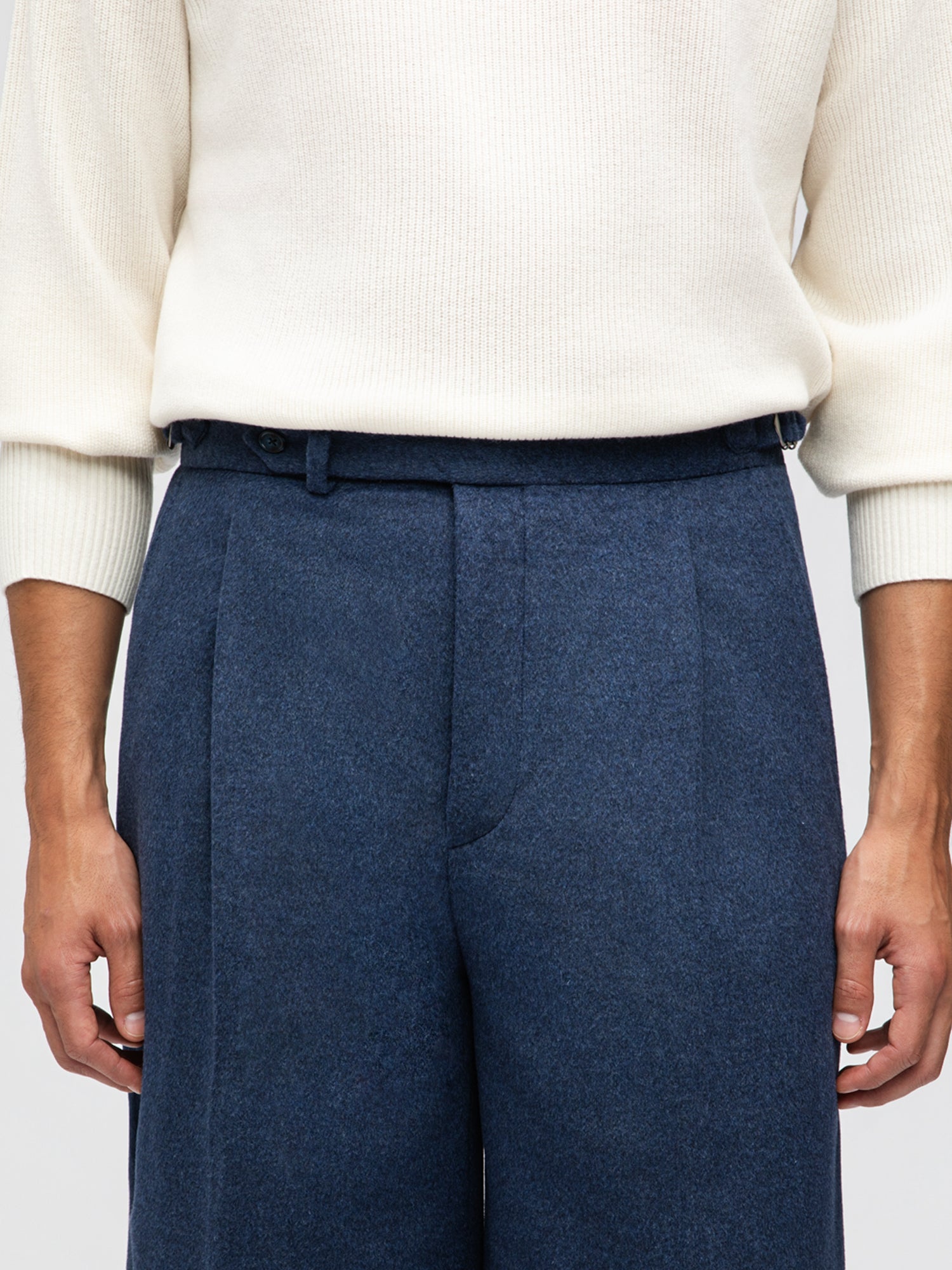 Denim Wool Cashmere Suit (Casual Fit) - Grand Le Mar