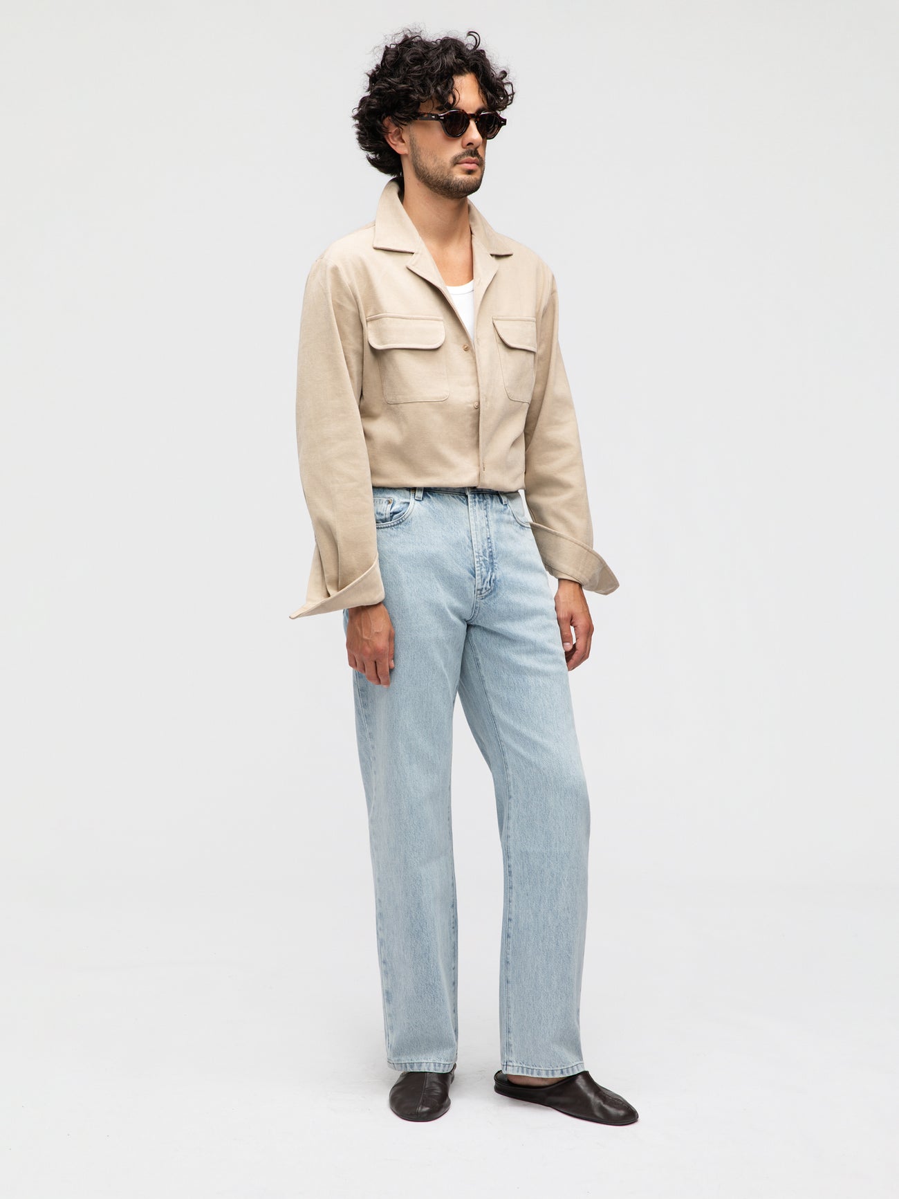 Light Blue Washed Denim Jeans