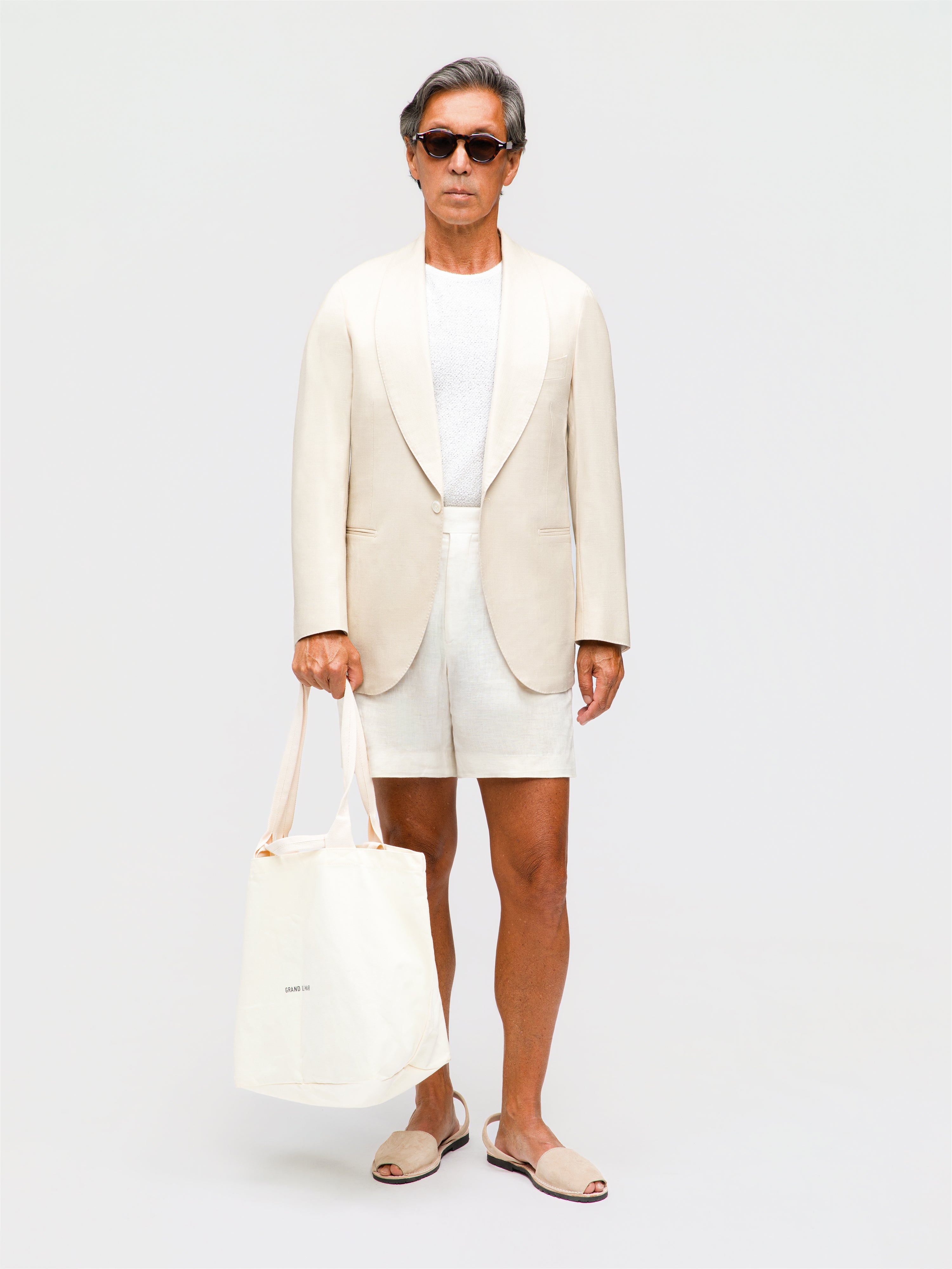 Champagne Wool Silk Dinner Jacket
