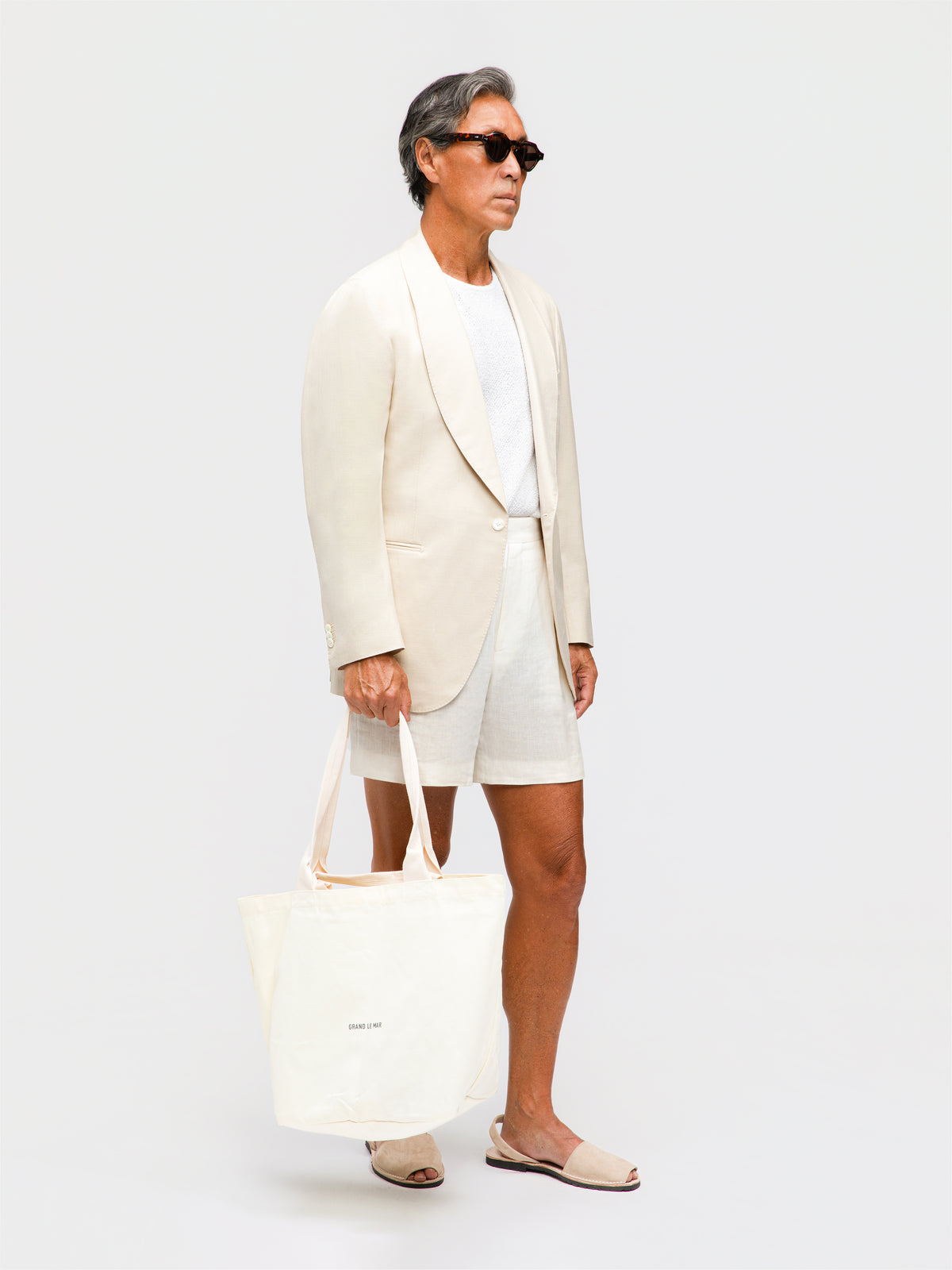 Champagne Wool Silk Dinner Jacket
