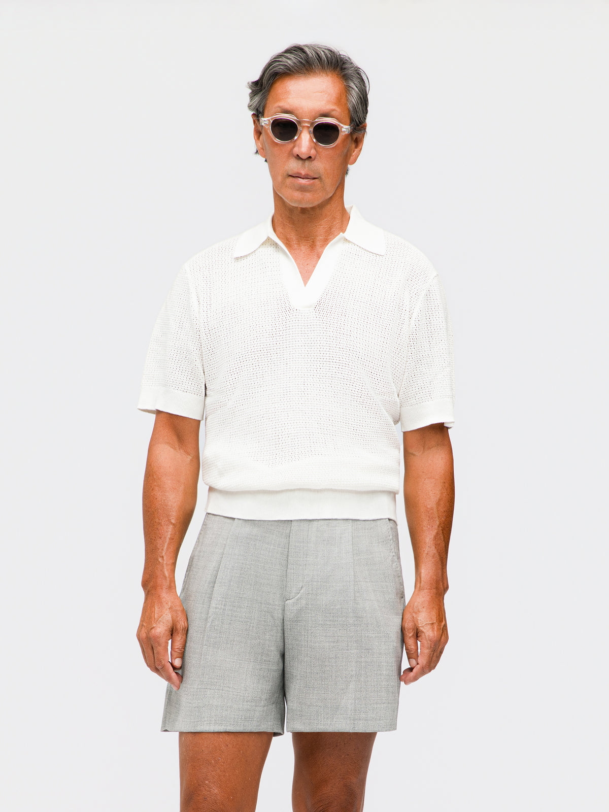 White Knit Jersey