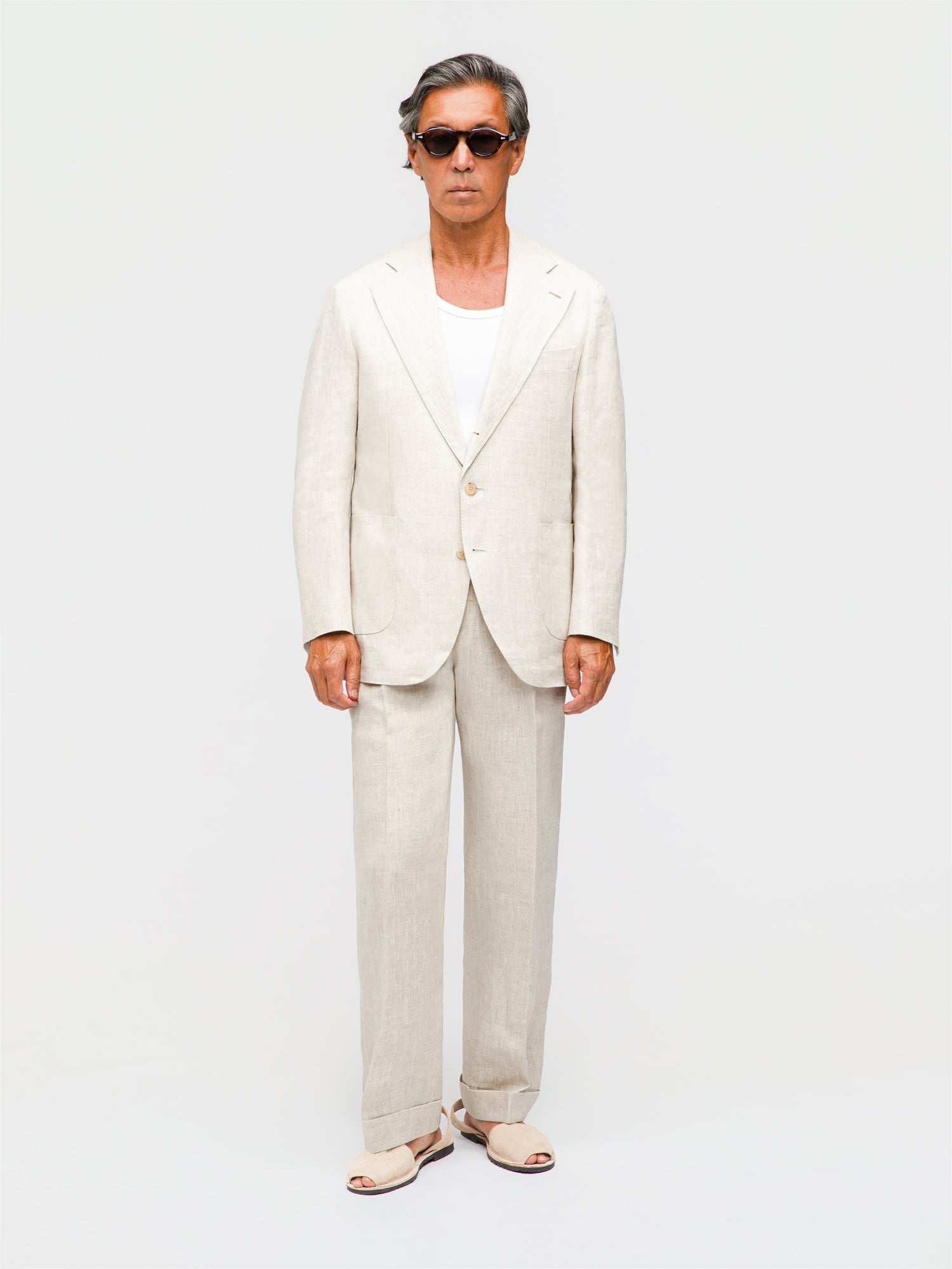 Beige Linen Jacket (SB)